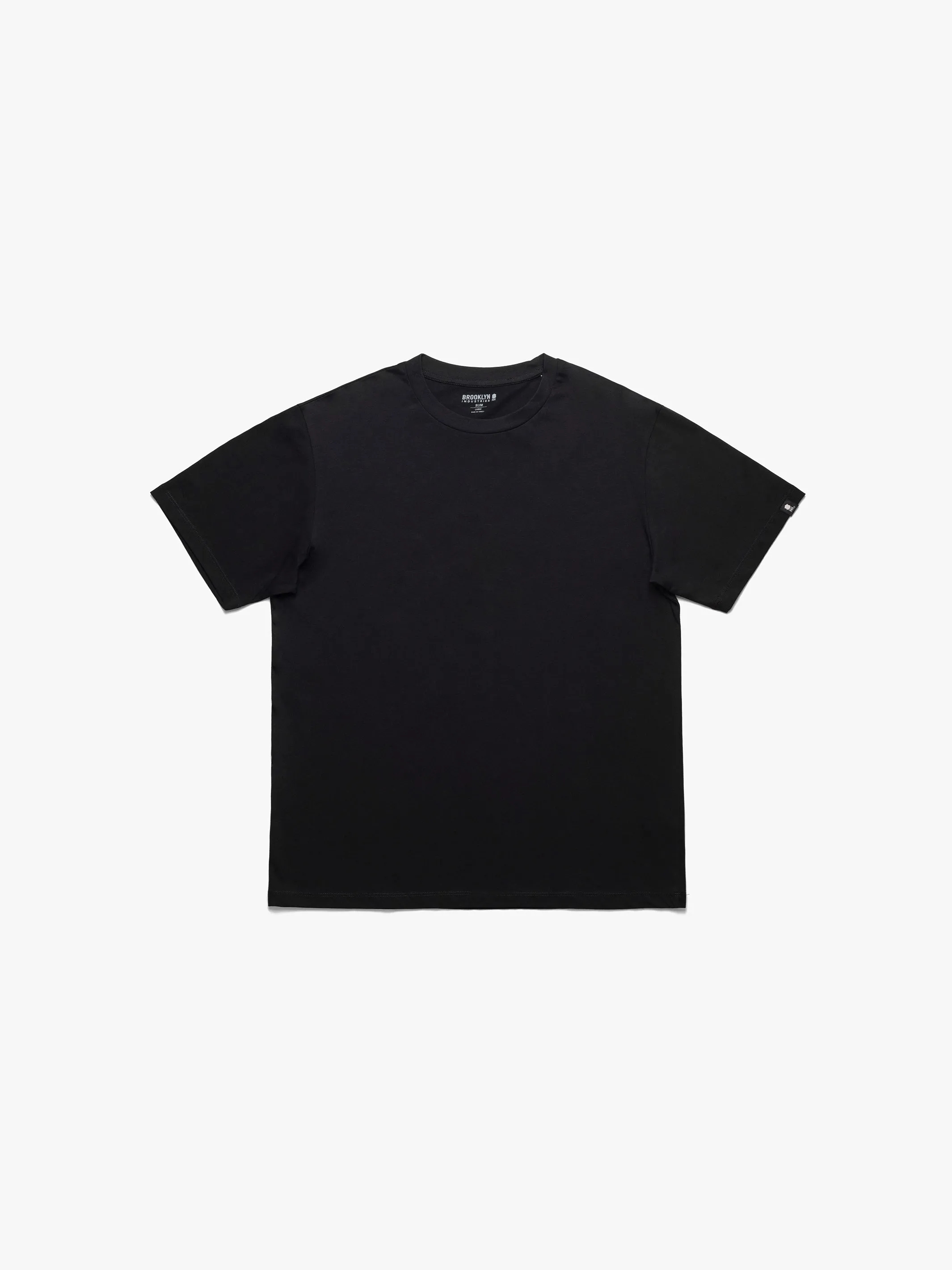 Men's Crew Neck Basic T-Shirt In Black sold by Brooklyn Industries product image thumbnail 5