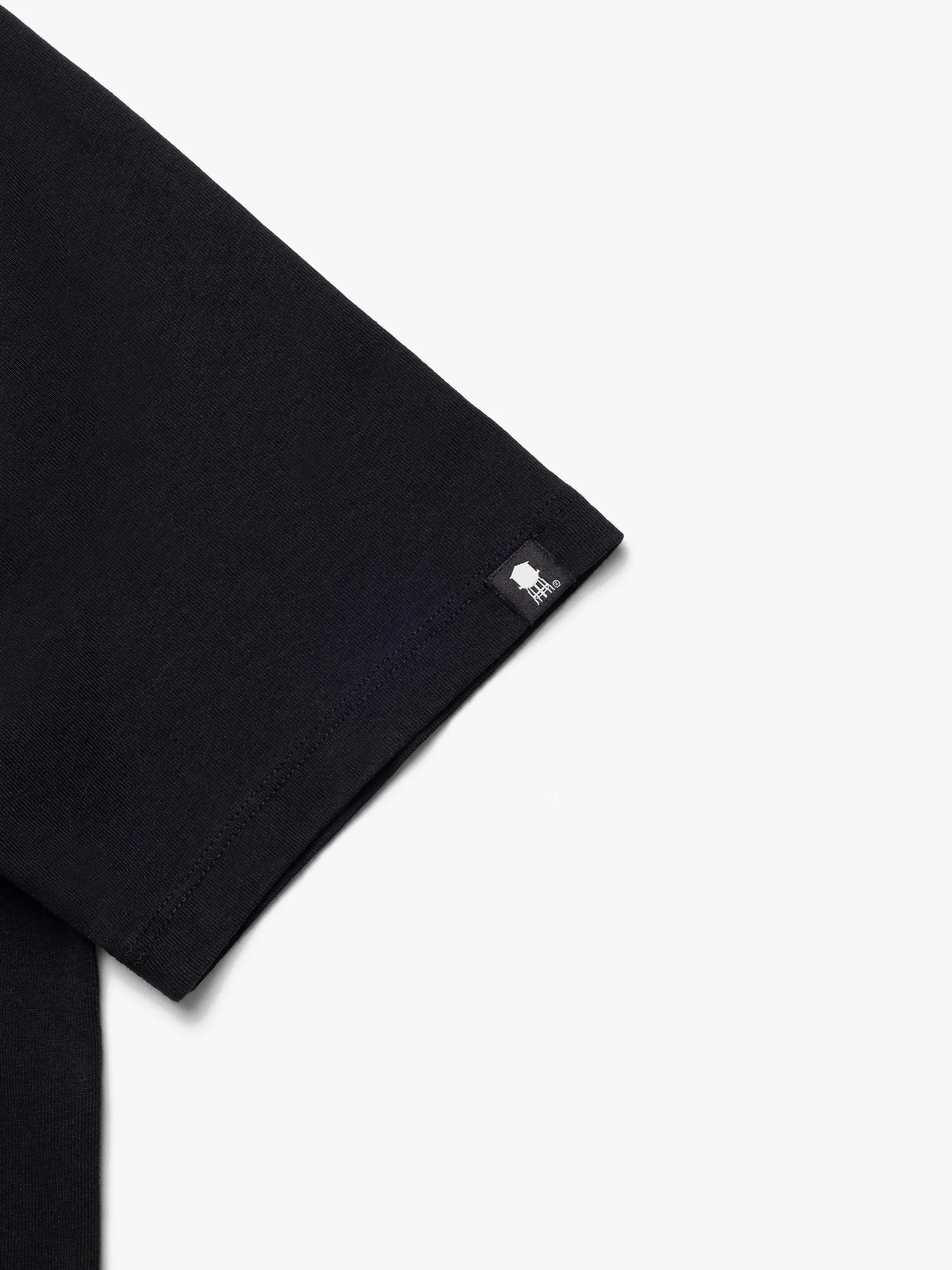 Women's Nassau Crew Neck T-Shirt in Black sold by Brooklyn Industries product image thumbnail 5