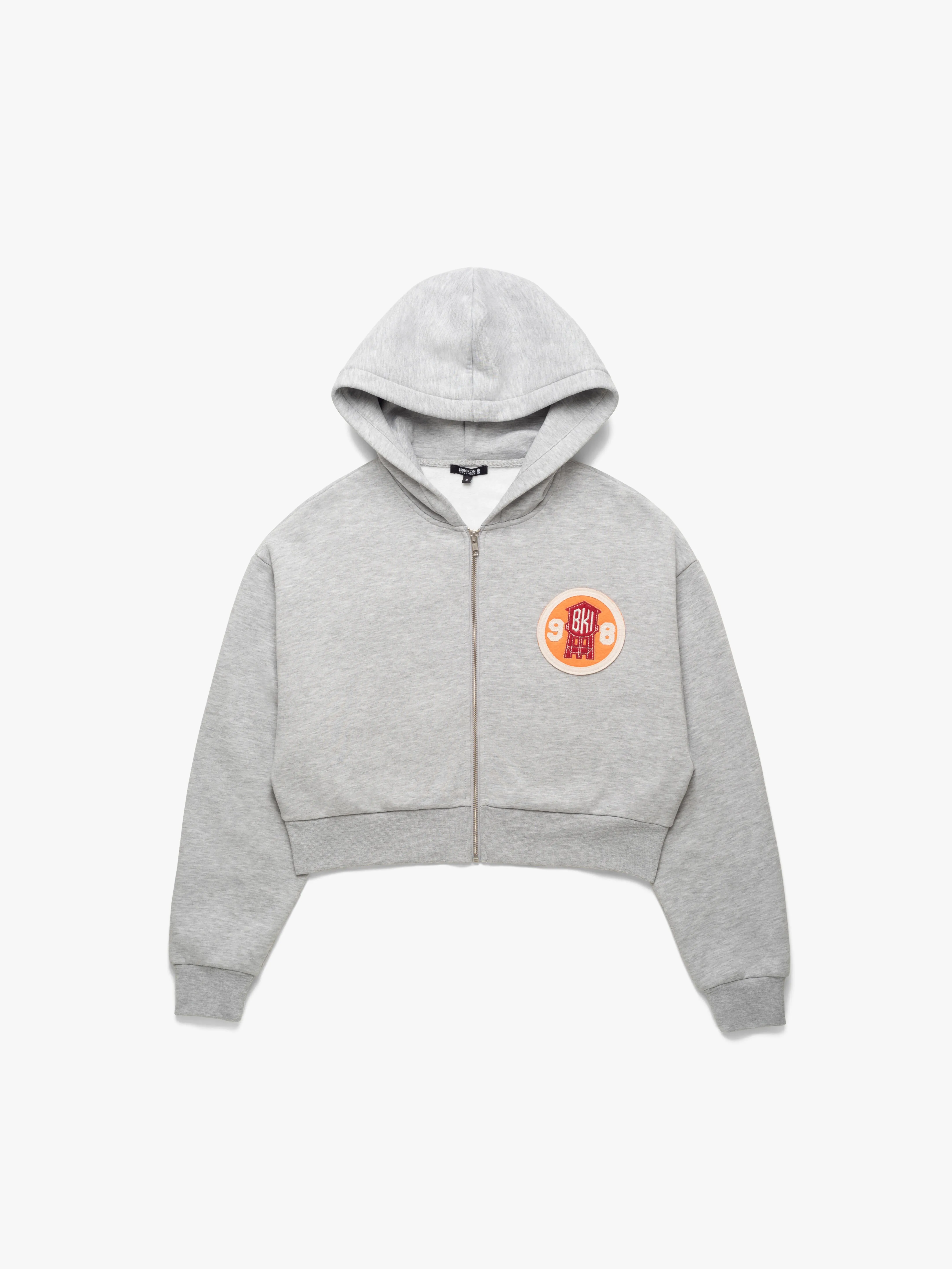 Women's Brooklyn Vintage Sweatshirt In Grey Melange sold by Brooklyn Industries