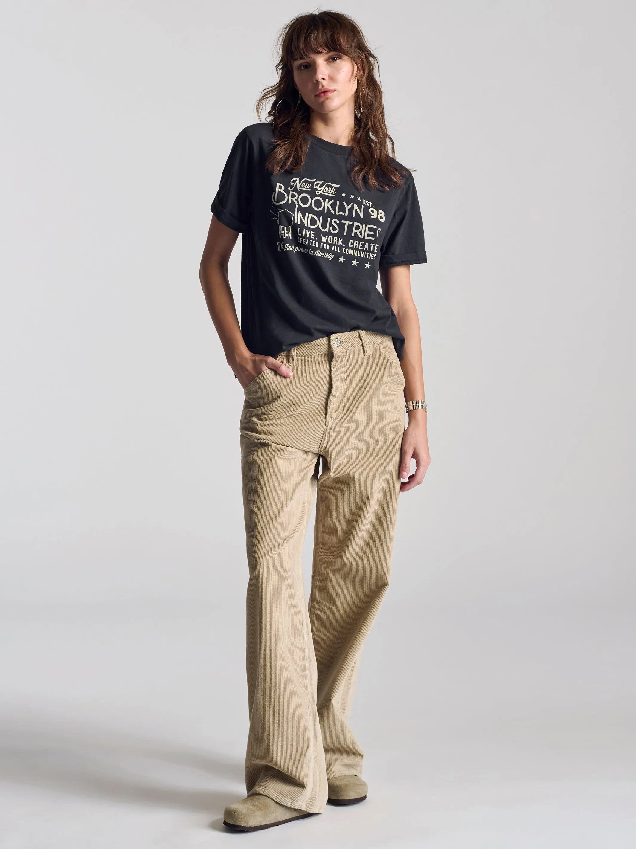 Women's Carpenter Pant In Pure Cashmere Cord sold by Brooklyn Industries product image thumbnail 5