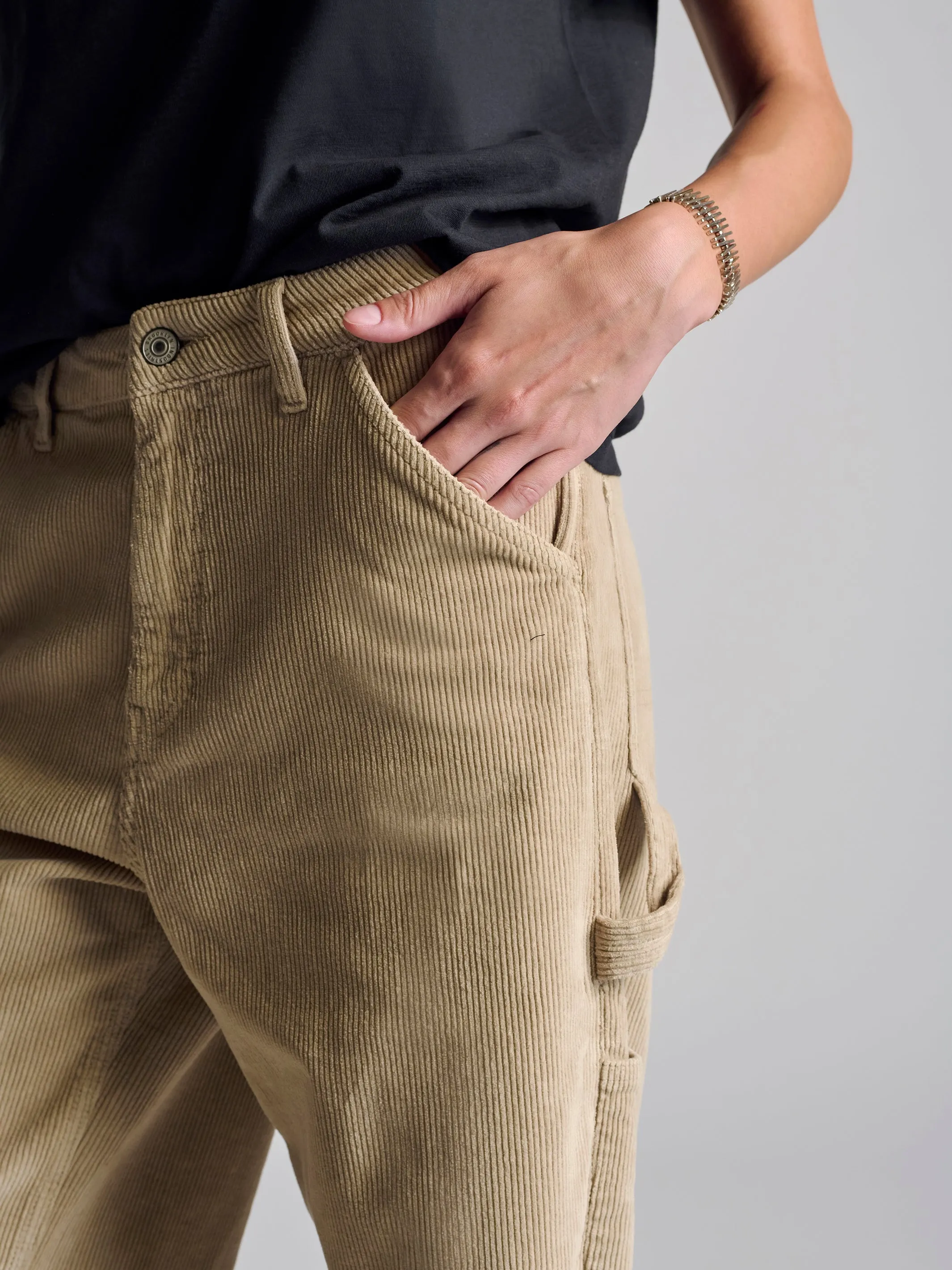 Women's Carpenter Pant In Pure Cashmere Cord sold by Brooklyn Industries product image thumbnail 4