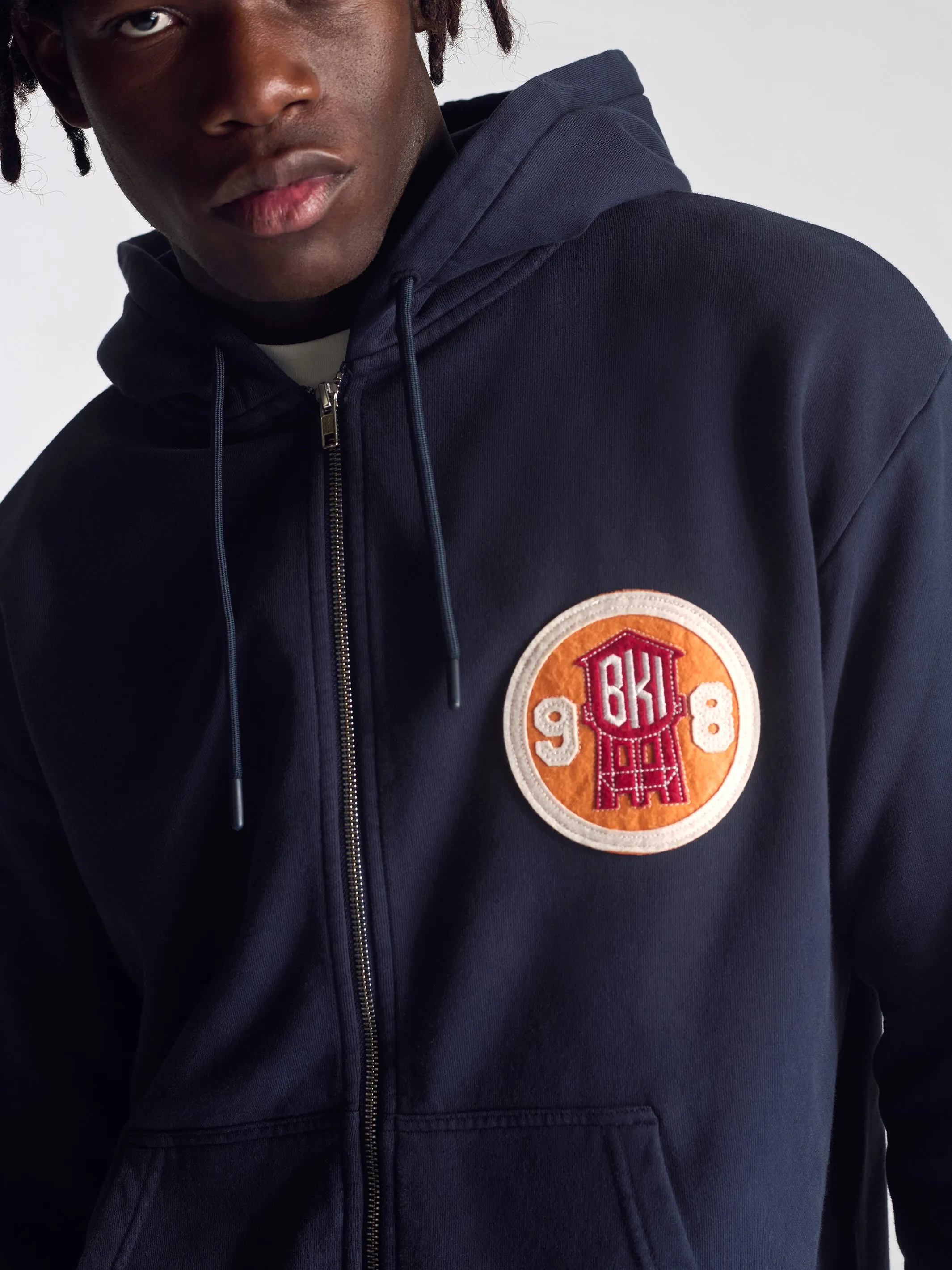 Men's Brooklyn Vintage Sweatshirt In Total Eclipse sold by Brooklyn Industries product image thumbnail 2