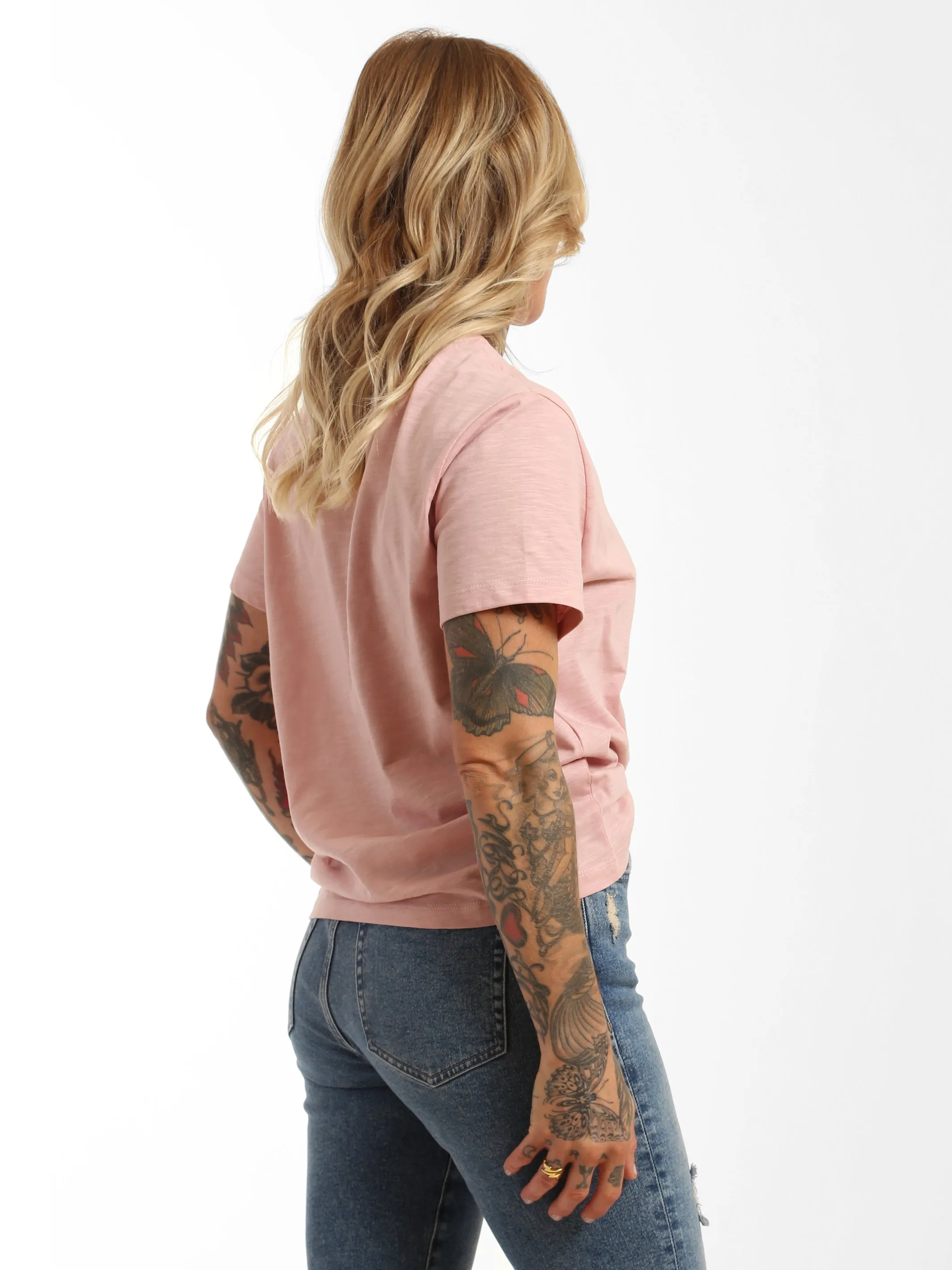 Women's Brooklyn Skyline T-Shirt in Pale Mauve sold by Brooklyn Industries product image thumbnail 2
