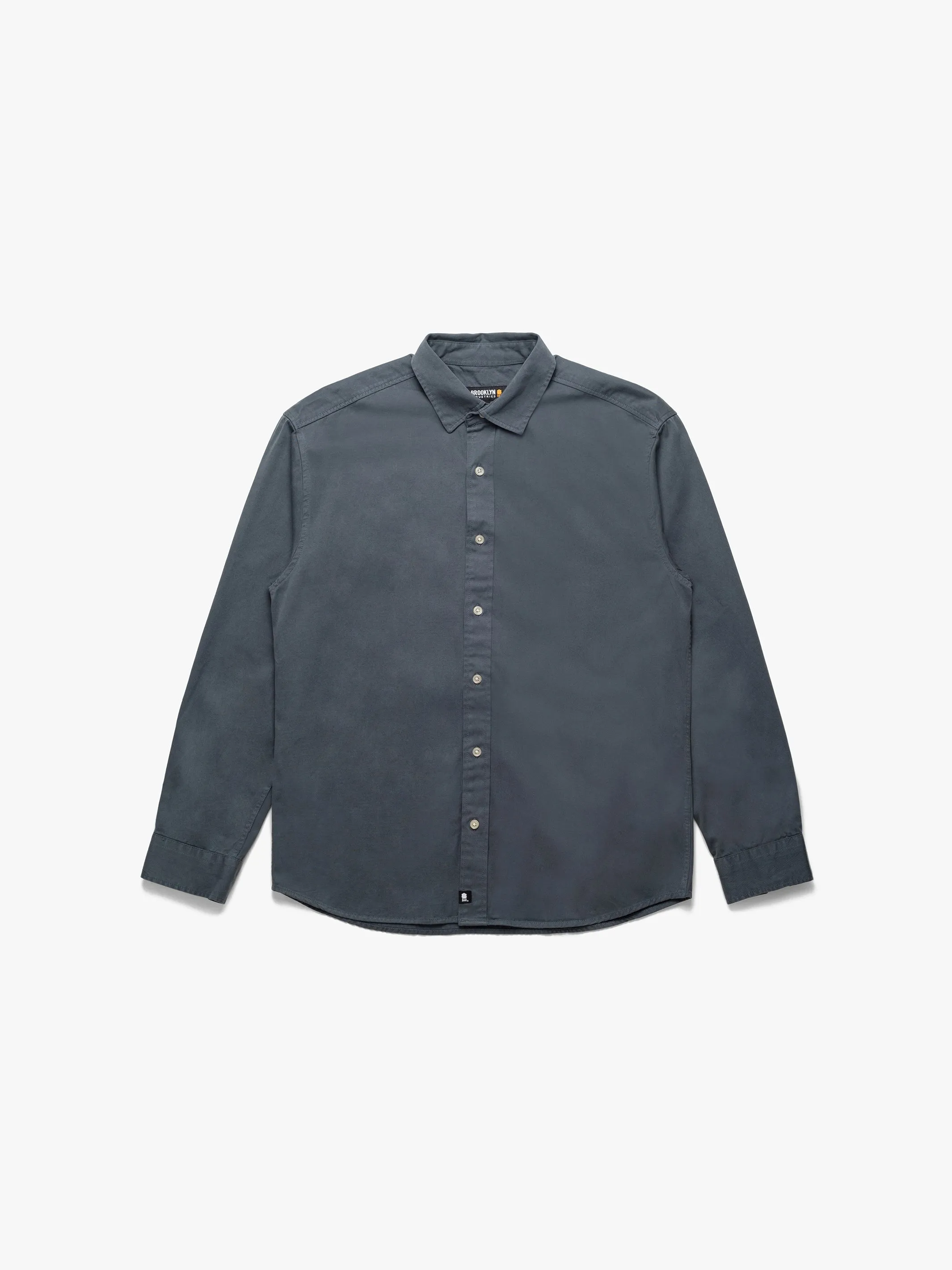 Men's Long Sleeve Shirt In Orion Blue sold by Brooklyn Industries