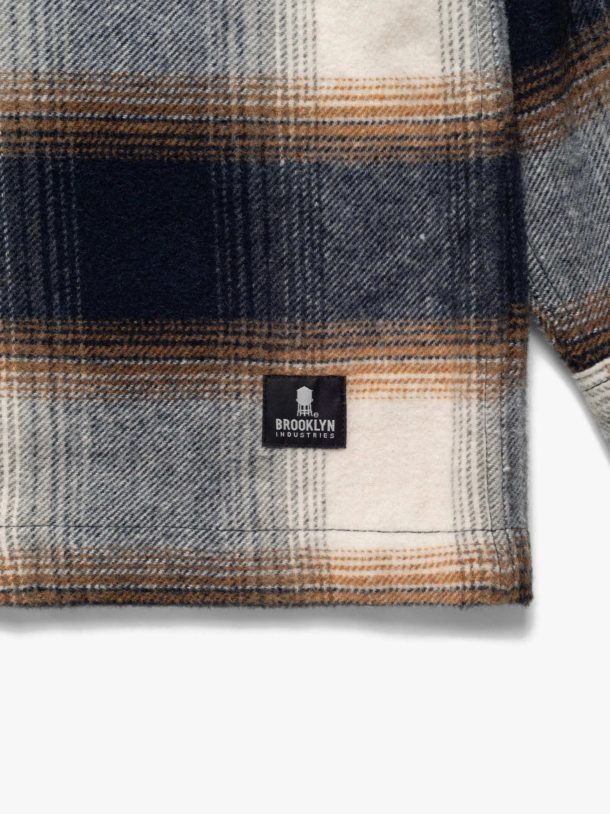 Men's Overshirt In Brown Check sold by Brooklyn Industries product image thumbnail 4