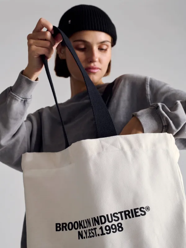 Brooklyn 1998 Tote Bag in White sold by Brooklyn Industries