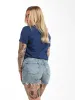 Women's Brooklyn Bridge Pride T-shirt in Mood Indigo sold by Brooklyn Industries