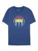 Women's Brooklyn Bridge Pride T-shirt in Mood Indigo sold by Brooklyn Industries