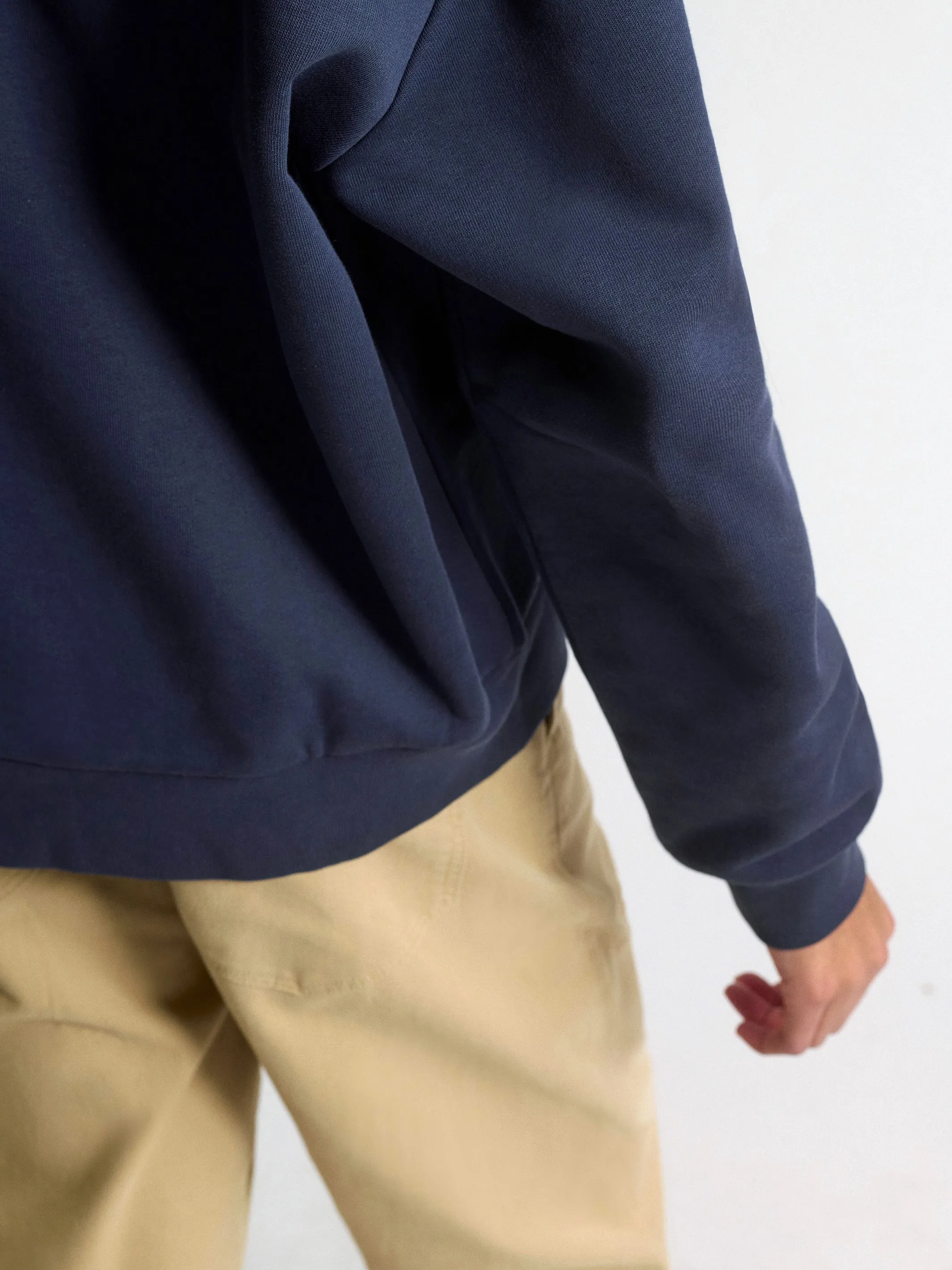 Women's Campus Brooklyn Sweatshirt In Mood Indigo sold by Brooklyn Industries product image thumbnail 5