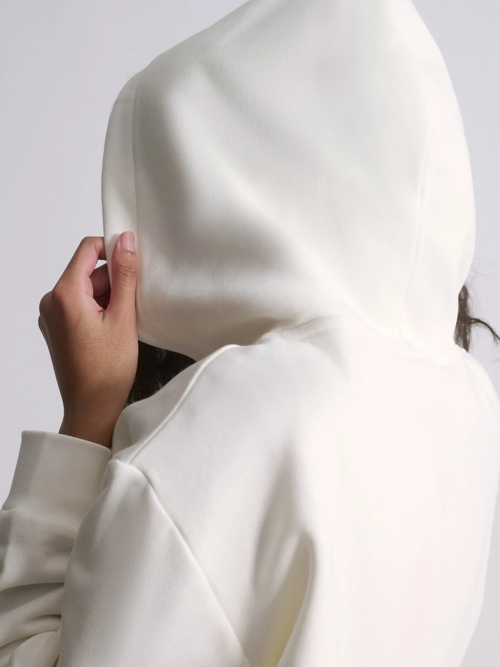 Women's Campus Brooklyn Zip-Up Sweatshirt In White sold by Brooklyn Industries product image thumbnail 4