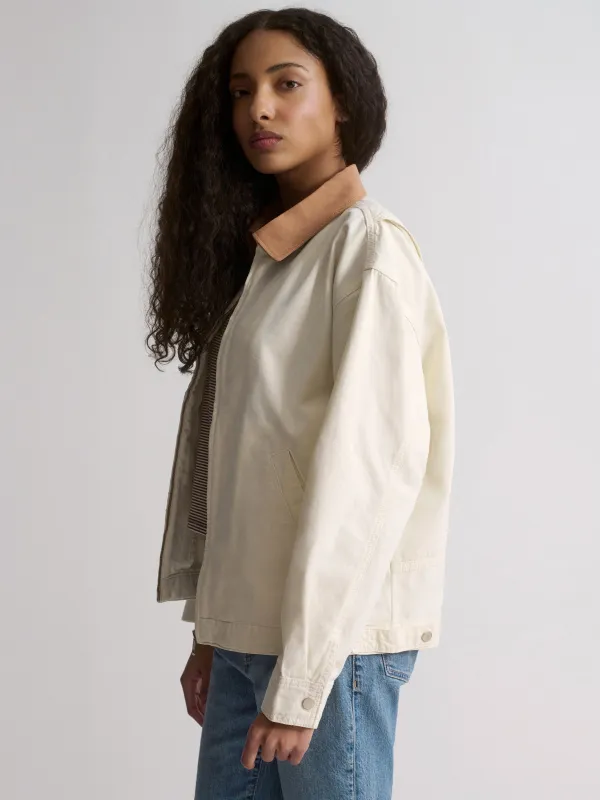 Women's Work Jacket In Turtledove sold by Brooklyn Industries