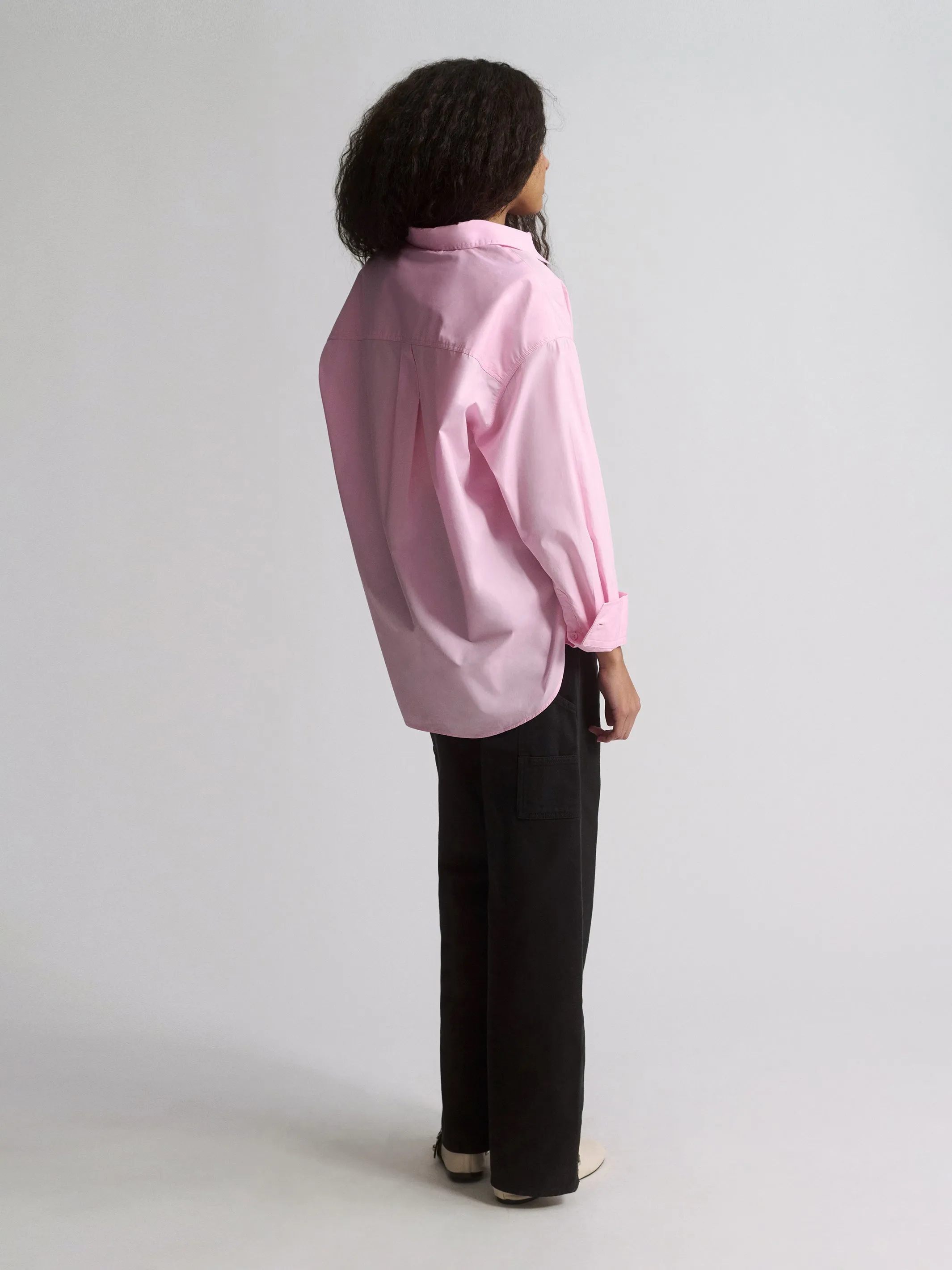 Women's Long Sleeve Shirt In Sweet Lilac sold by Brooklyn Industries product image thumbnail 4