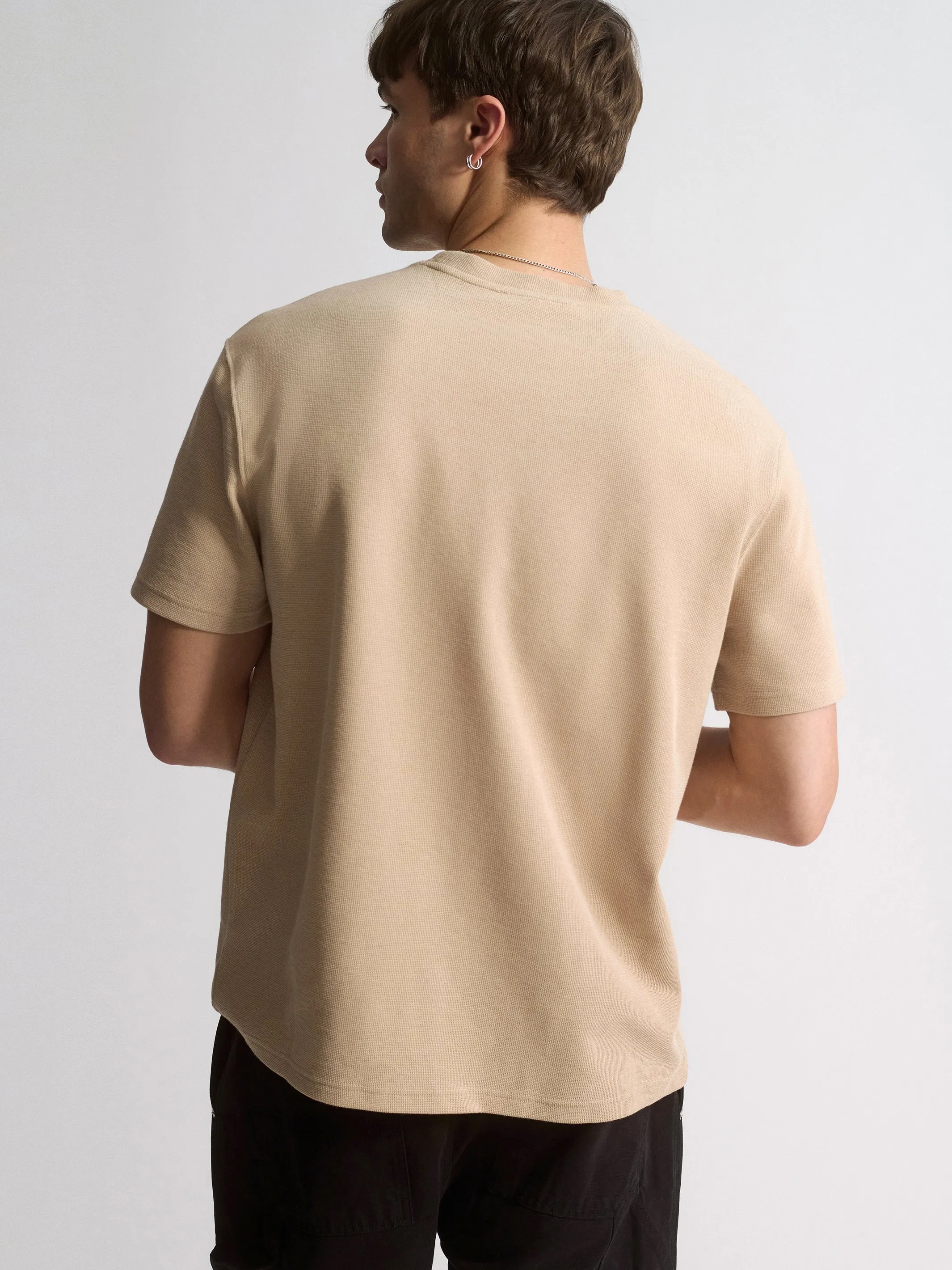 Men's Brooklyn Cotton Blend T-Shirt In Oxford Tan sold by Brooklyn Industries product image thumbnail 3