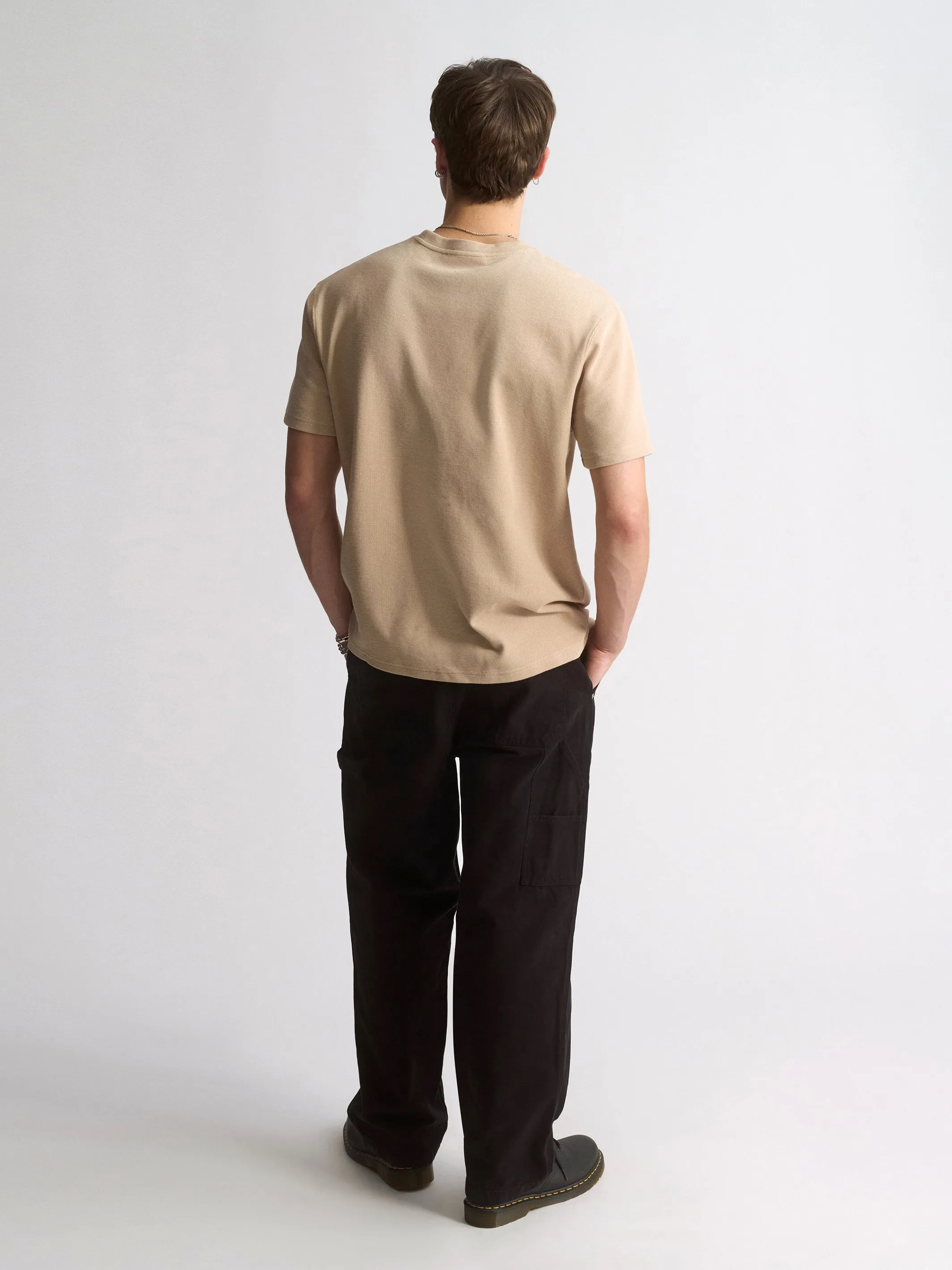 Men's Brooklyn Cotton Blend T-Shirt In Oxford Tan sold by Brooklyn Industries product image thumbnail 4