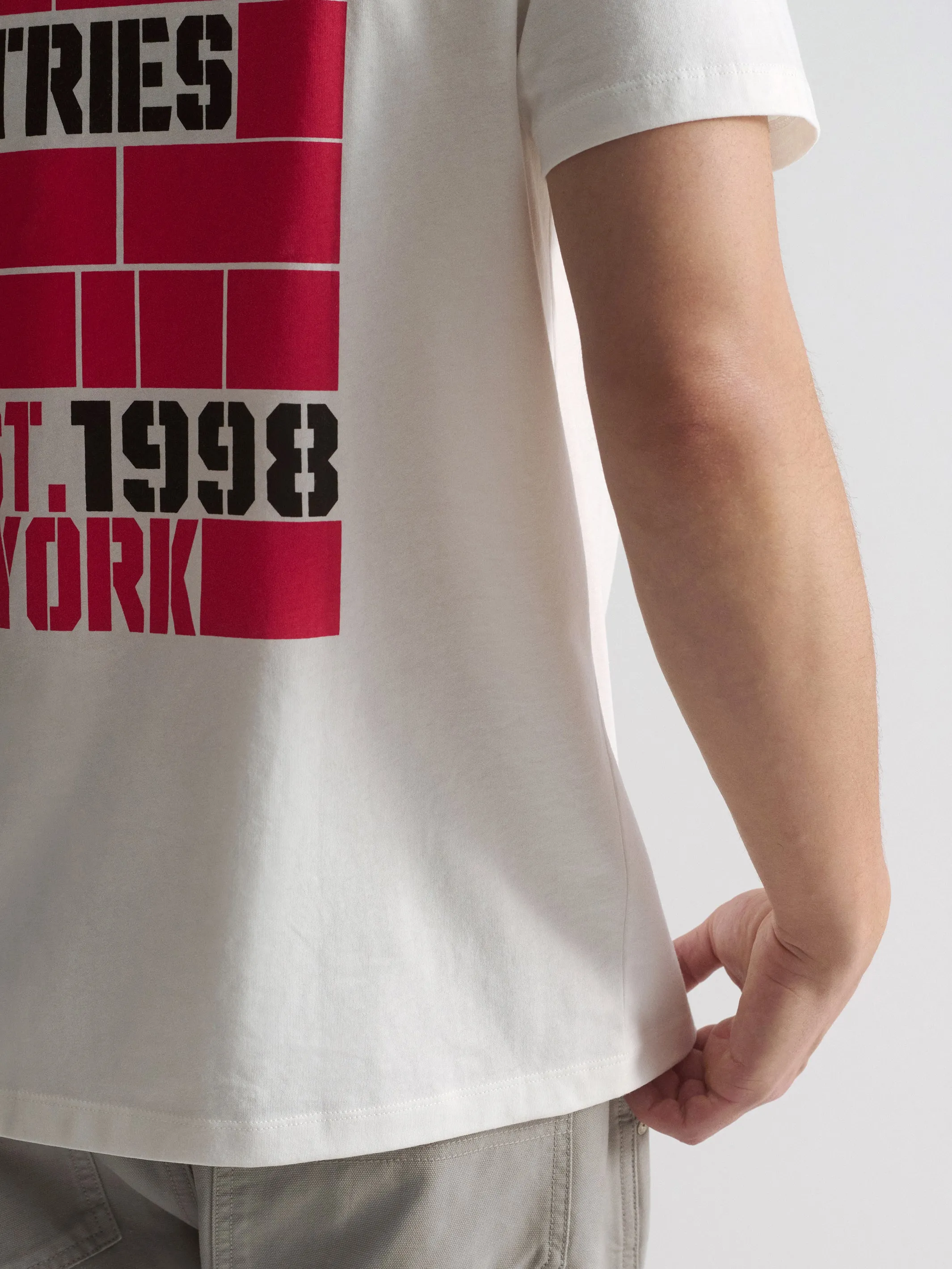 Men's Brooklyn Vintage Graphic T-Shirt In Antique White sold by Brooklyn Industries product image thumbnail 5