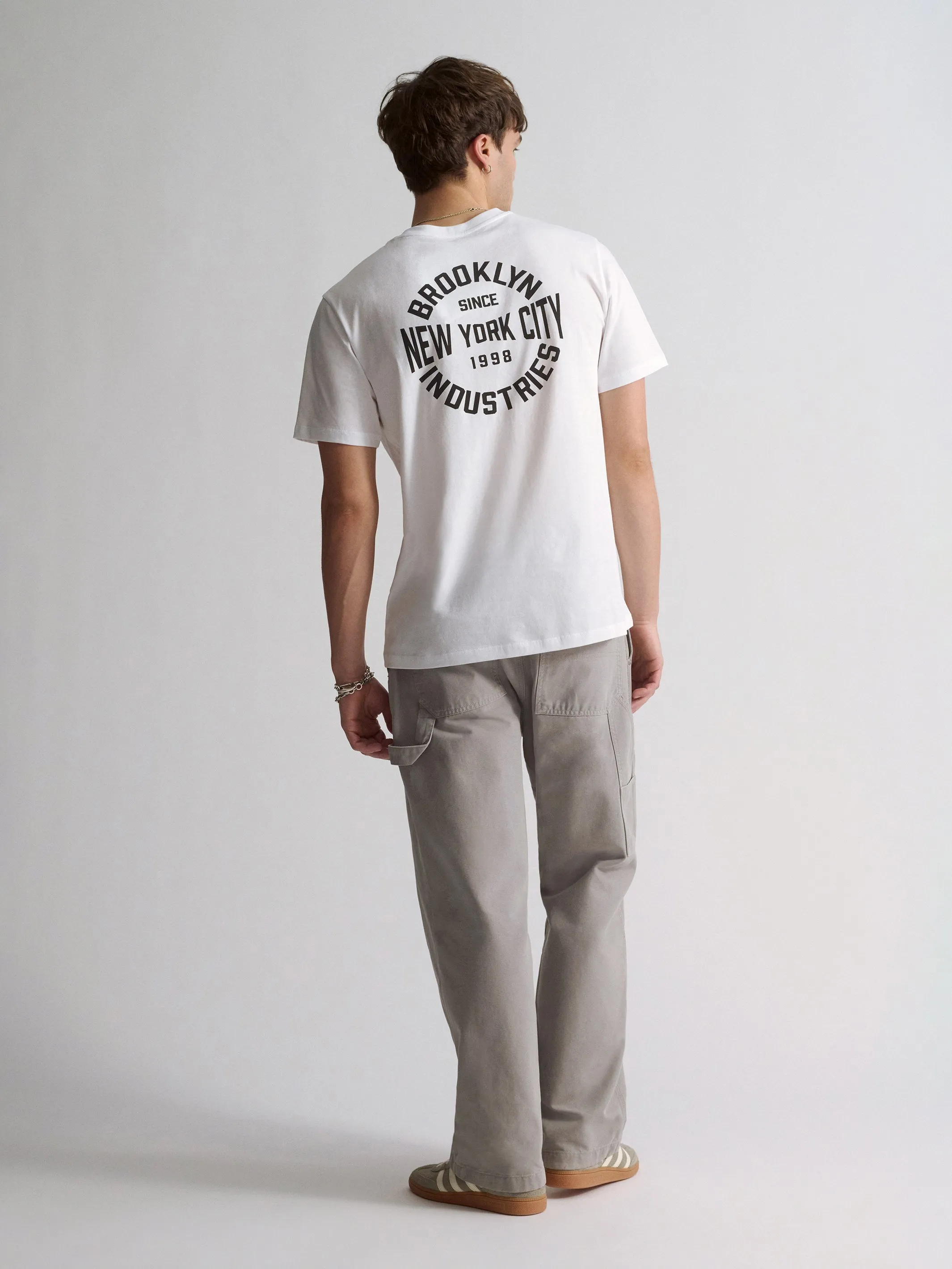 Men's Brooklyn Graphic Slim T-Shirt In White sold by Brooklyn Industries product image thumbnail 4