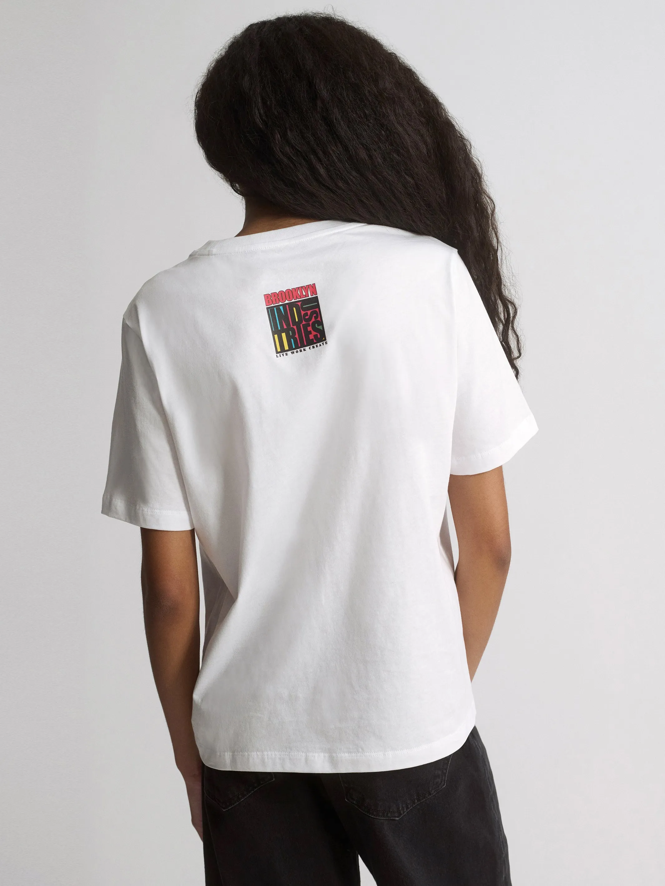 Women's Brooklyn Graphic T-Shirt In White sold by Brooklyn Industries product image thumbnail 2