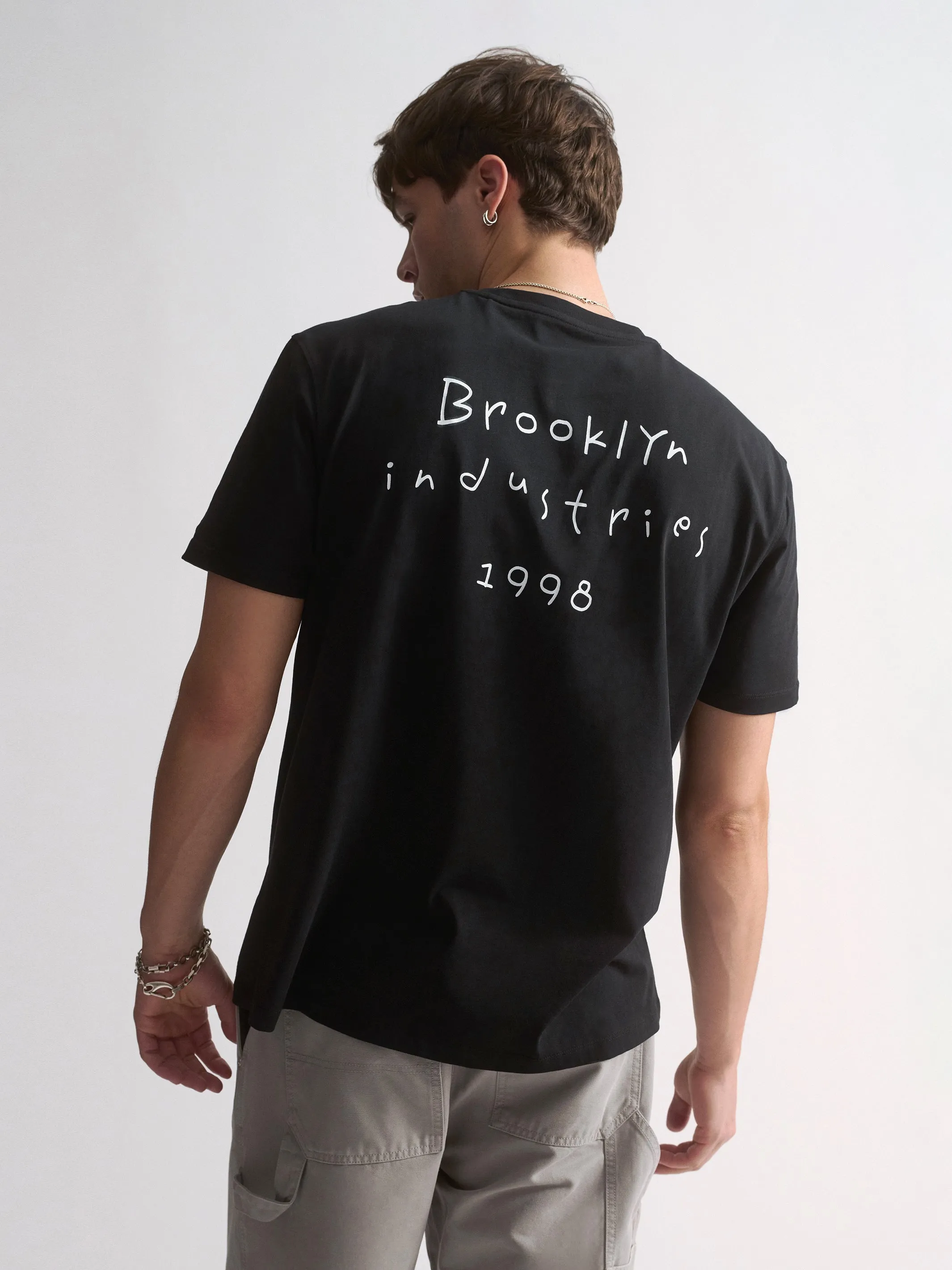 Men's Brooklyn Water Tower Graphic T-Shirt In Black sold by Brooklyn Industries product image thumbnail 2