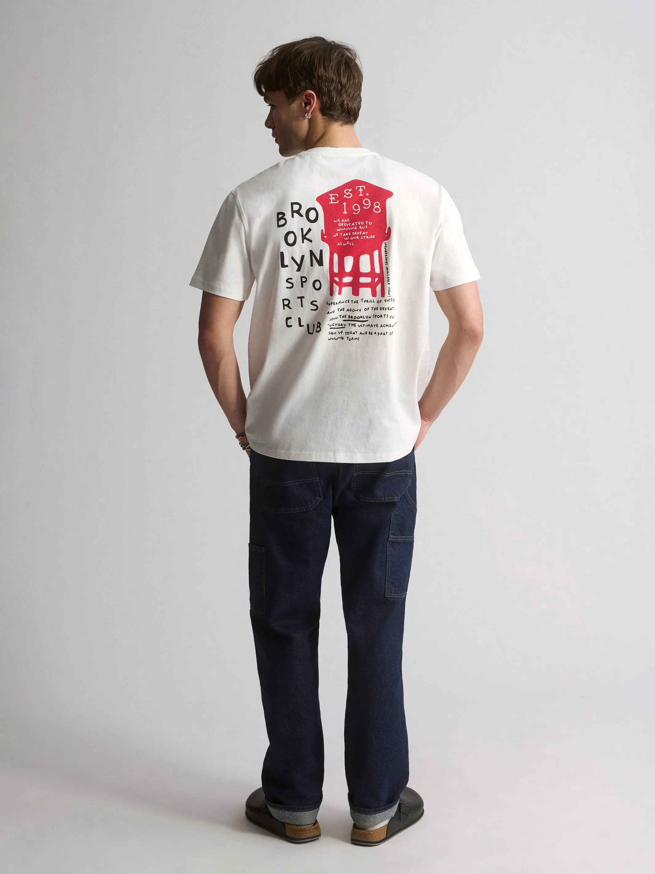 Men's Brooklyn Water Tower T-Shirt In Antique White sold by Brooklyn Industries product image thumbnail 4