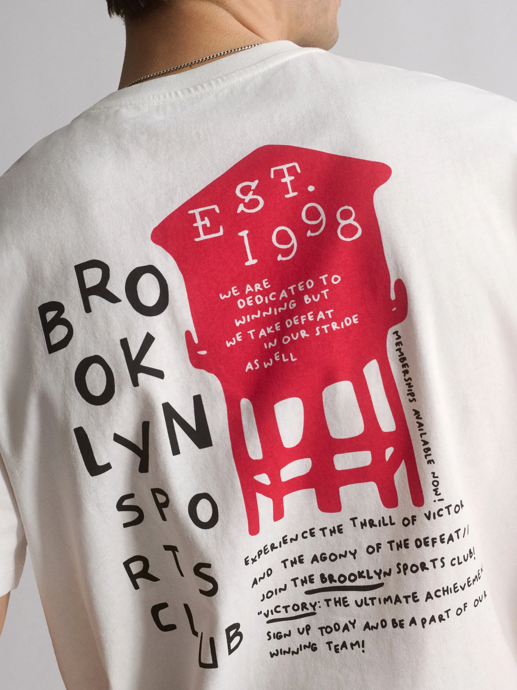Men's Brooklyn Water Tower T-Shirt In Antique White sold by Brooklyn Industries product image thumbnail 5