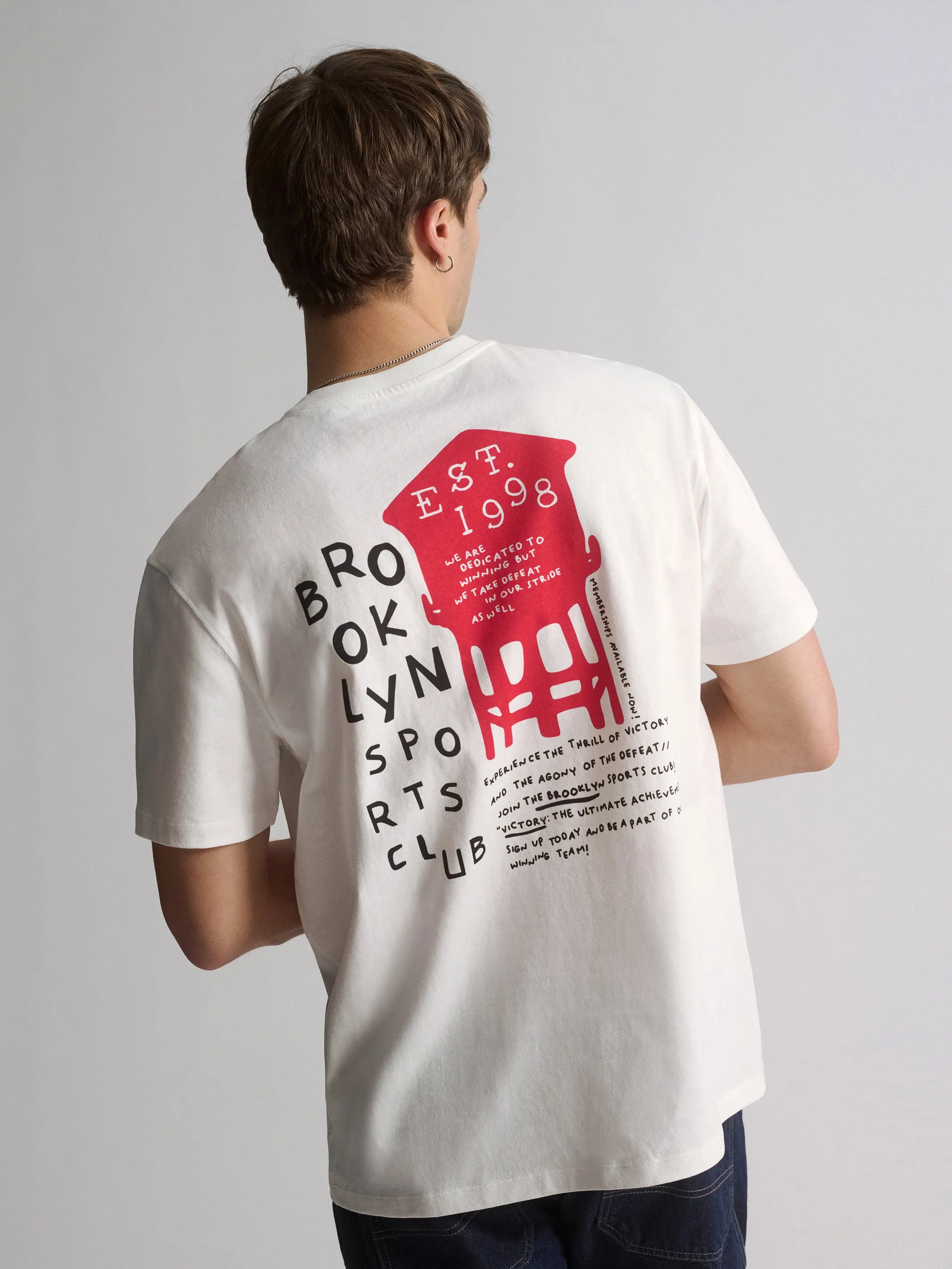 Men's Brooklyn Water Tower T-Shirt In Antique White sold by Brooklyn Industries product image thumbnail 2