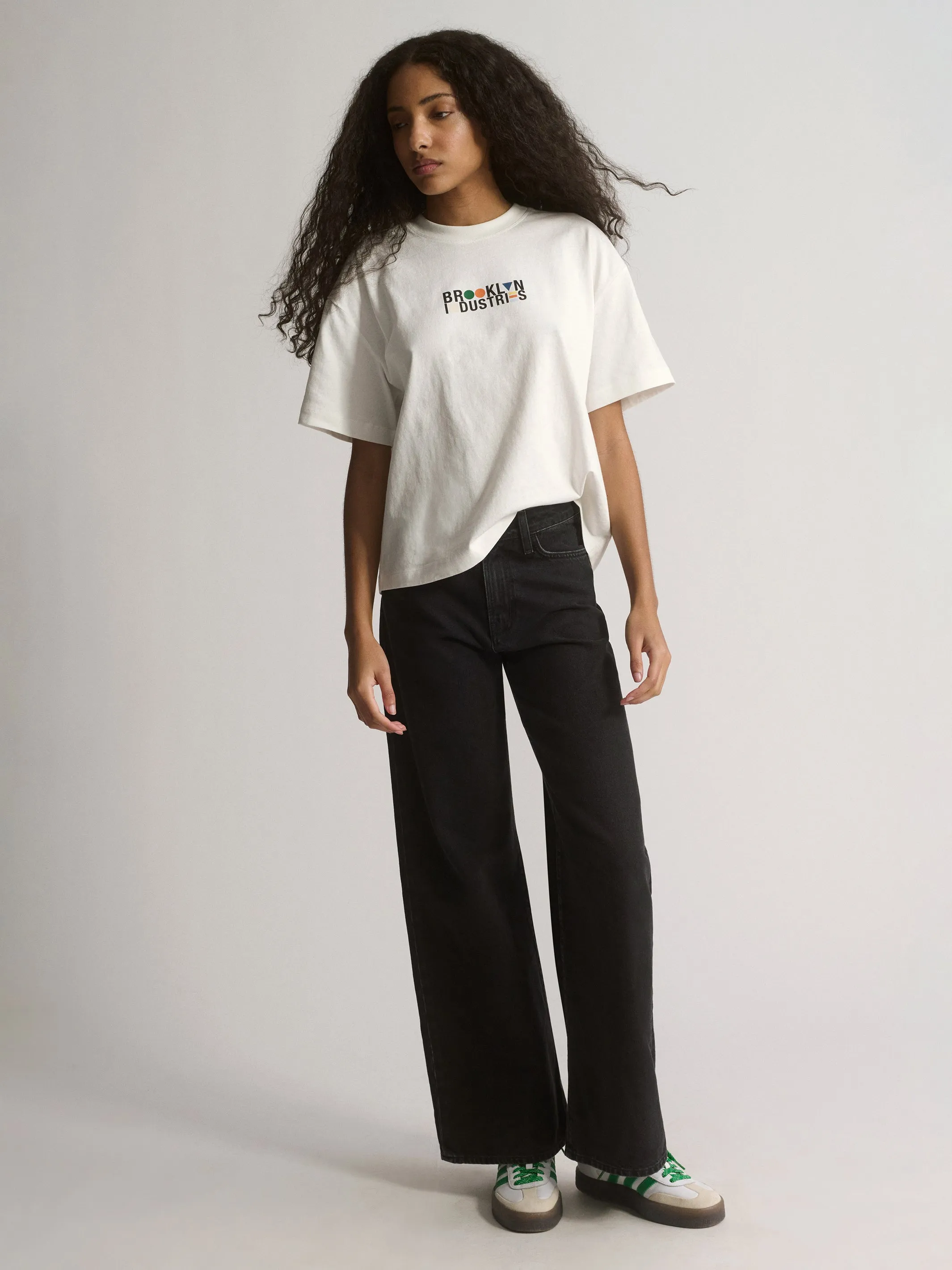 Women's Brooklyn Industries Loose Fit T-Shirt In Antique White sold by Brooklyn Industries product image thumbnail 2