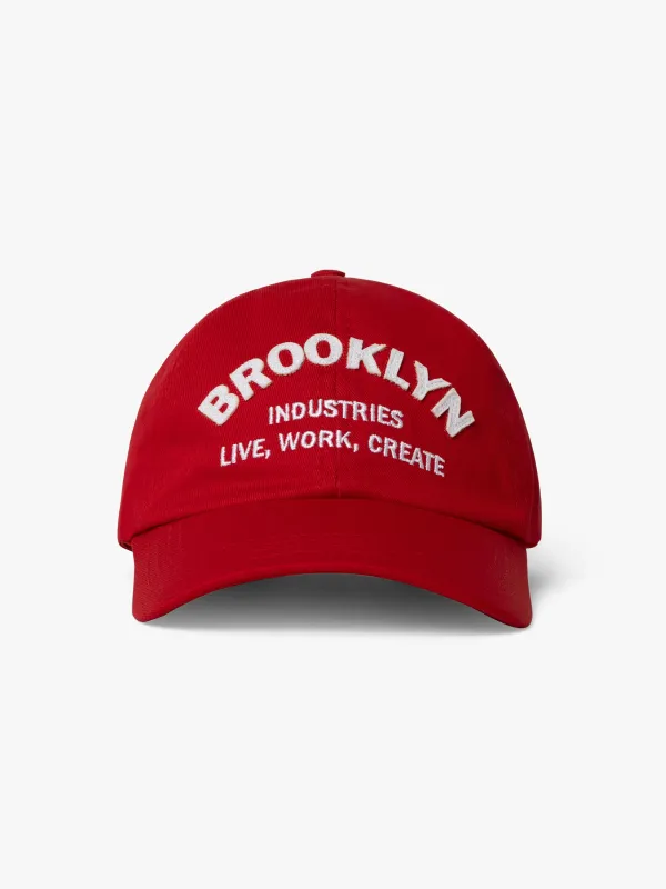 Brooklyn Industries Cap in True Red sold by Brooklyn Industries