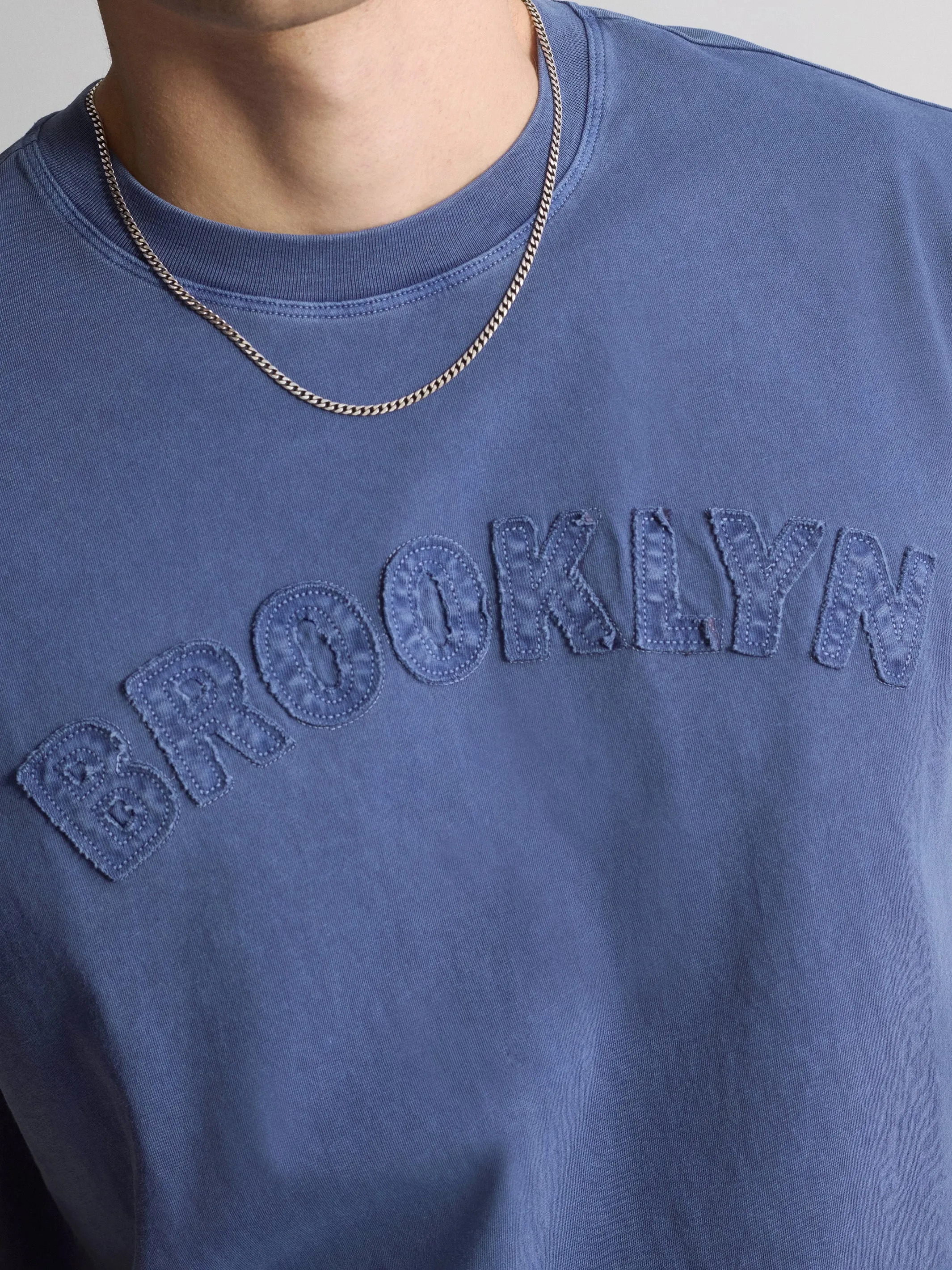 Men's Brooklyn Graphic T-Shirt In Medieval Blue sold by Brooklyn Industries product image thumbnail 5
