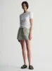 Women's Brooklyn Ribbed Fitted T-Shirt In White sold by Brooklyn Industries
