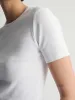 Women's Brooklyn Ribbed Fitted T-Shirt In White sold by Brooklyn Industries