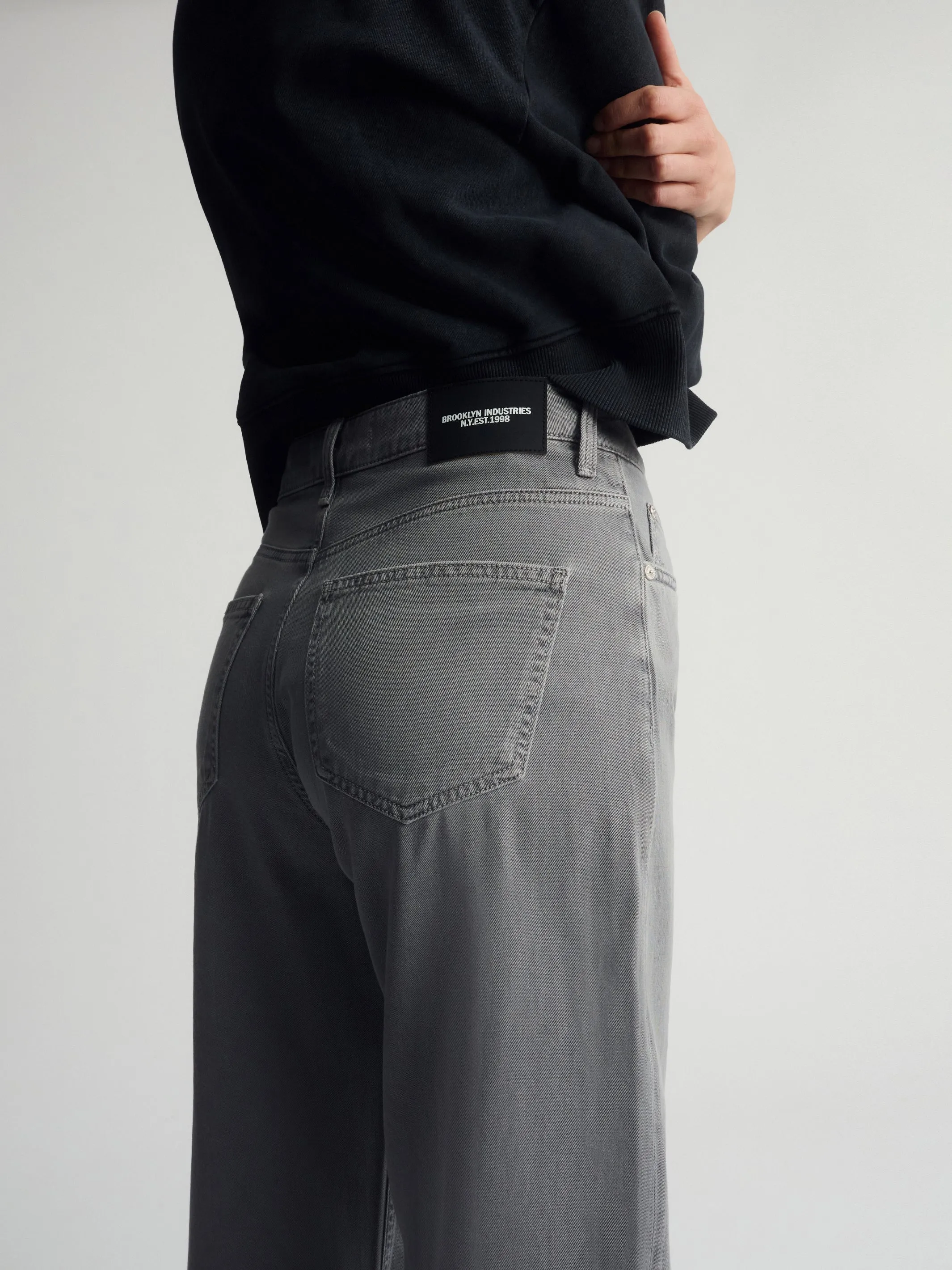 Women's Brooklyn Wide Leg Pants In Quiet Shade sold by Brooklyn Industries product image thumbnail 5