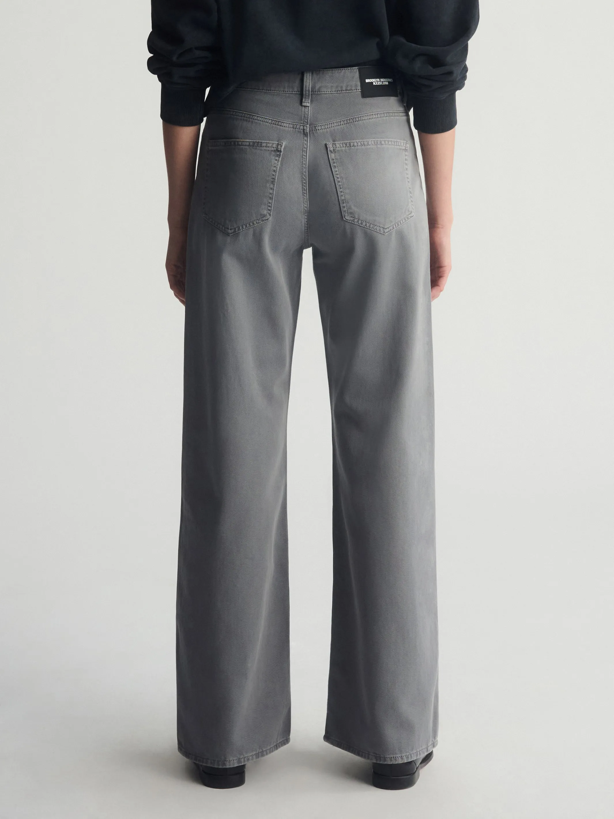 Women's Brooklyn Wide Leg Pants In Quiet Shade sold by Brooklyn Industries product image thumbnail 4