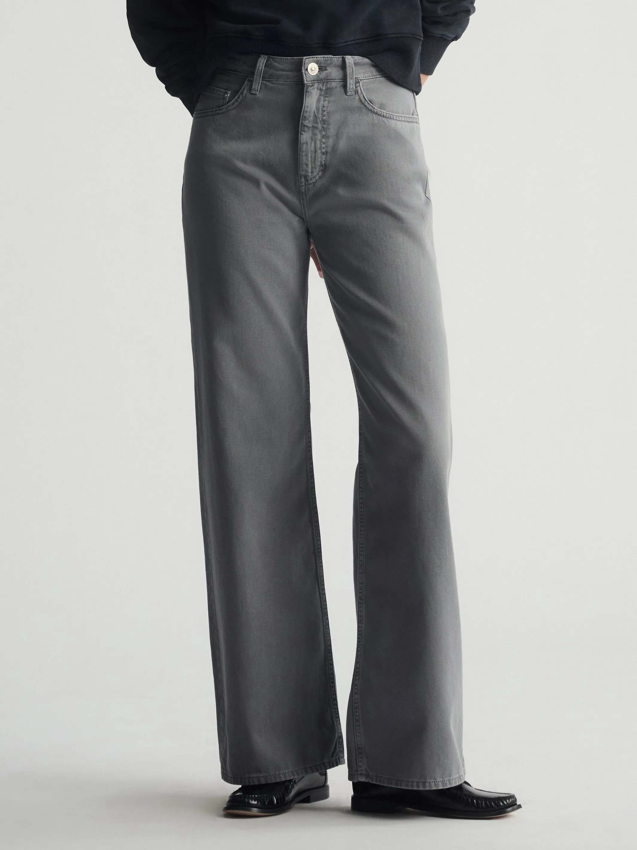 Women's Brooklyn Wide Leg Pants In Quiet Shade sold by Brooklyn Industries product image thumbnail 3