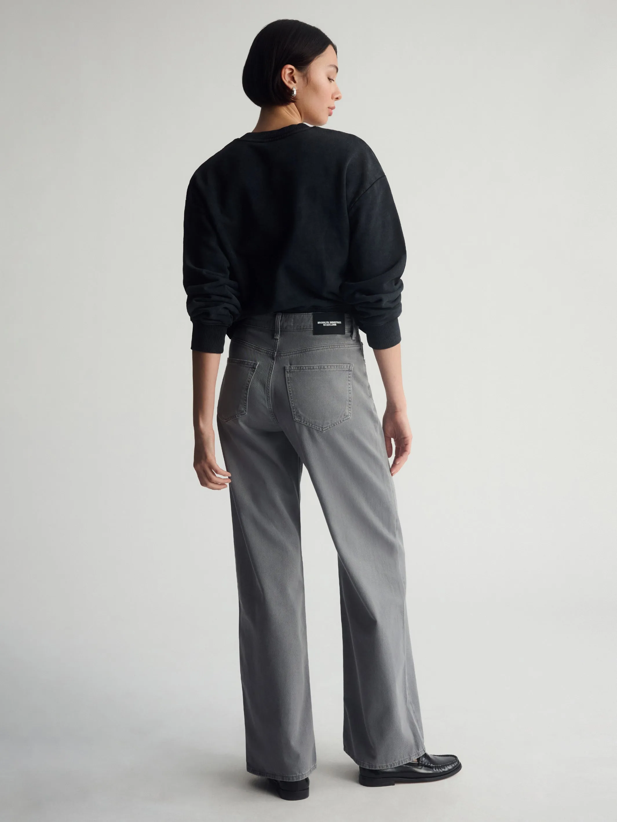 Women's Brooklyn Wide Leg Pants In Quiet Shade sold by Brooklyn Industries product image thumbnail 2