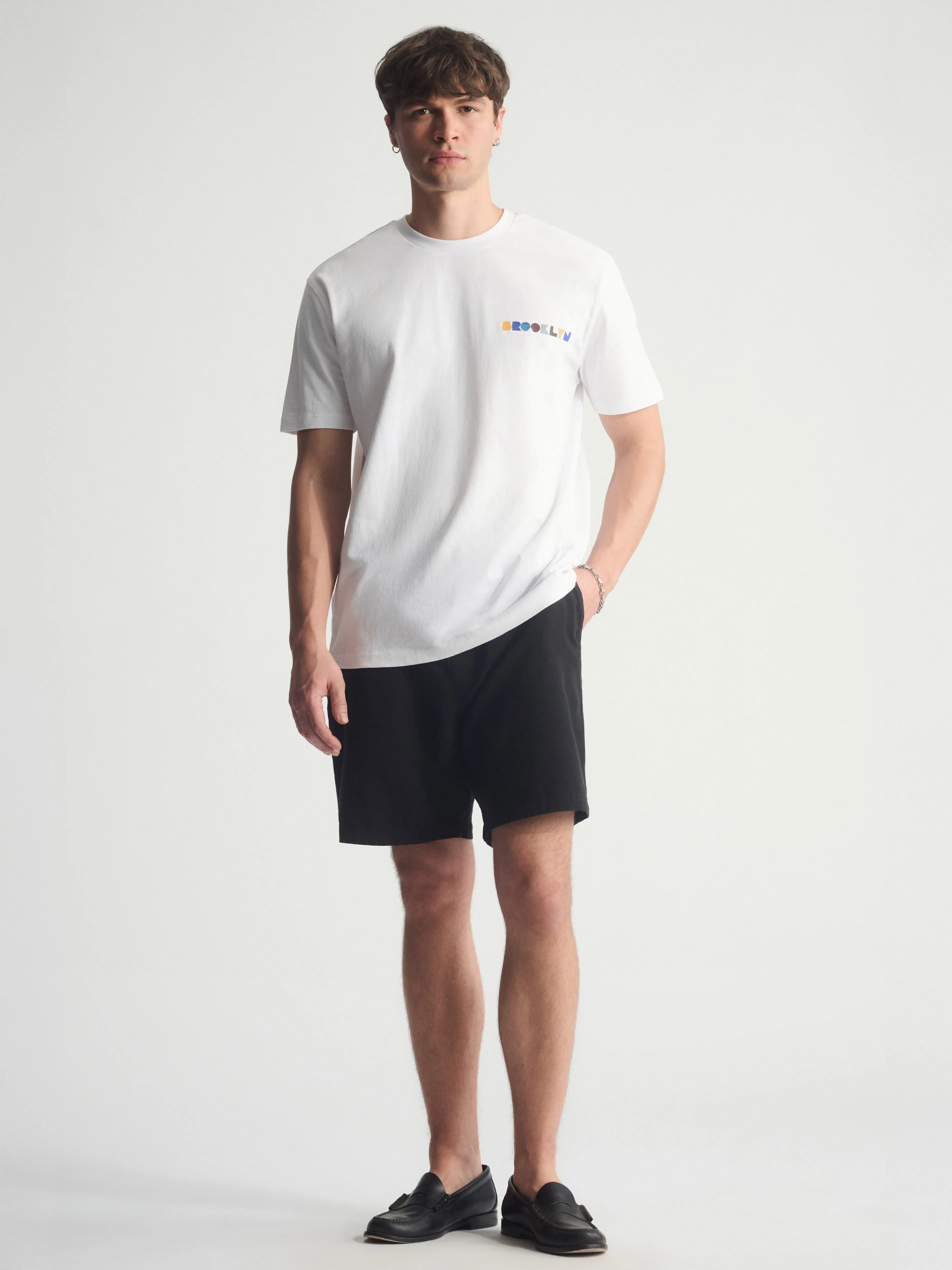 Men's Brooklyn Water Tower T-Shirt In White sold by Brooklyn Industries product image thumbnail 3