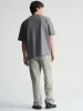 Men's Wide Leg Cargo Pants In Puritan Gray sold by Brooklyn Industries