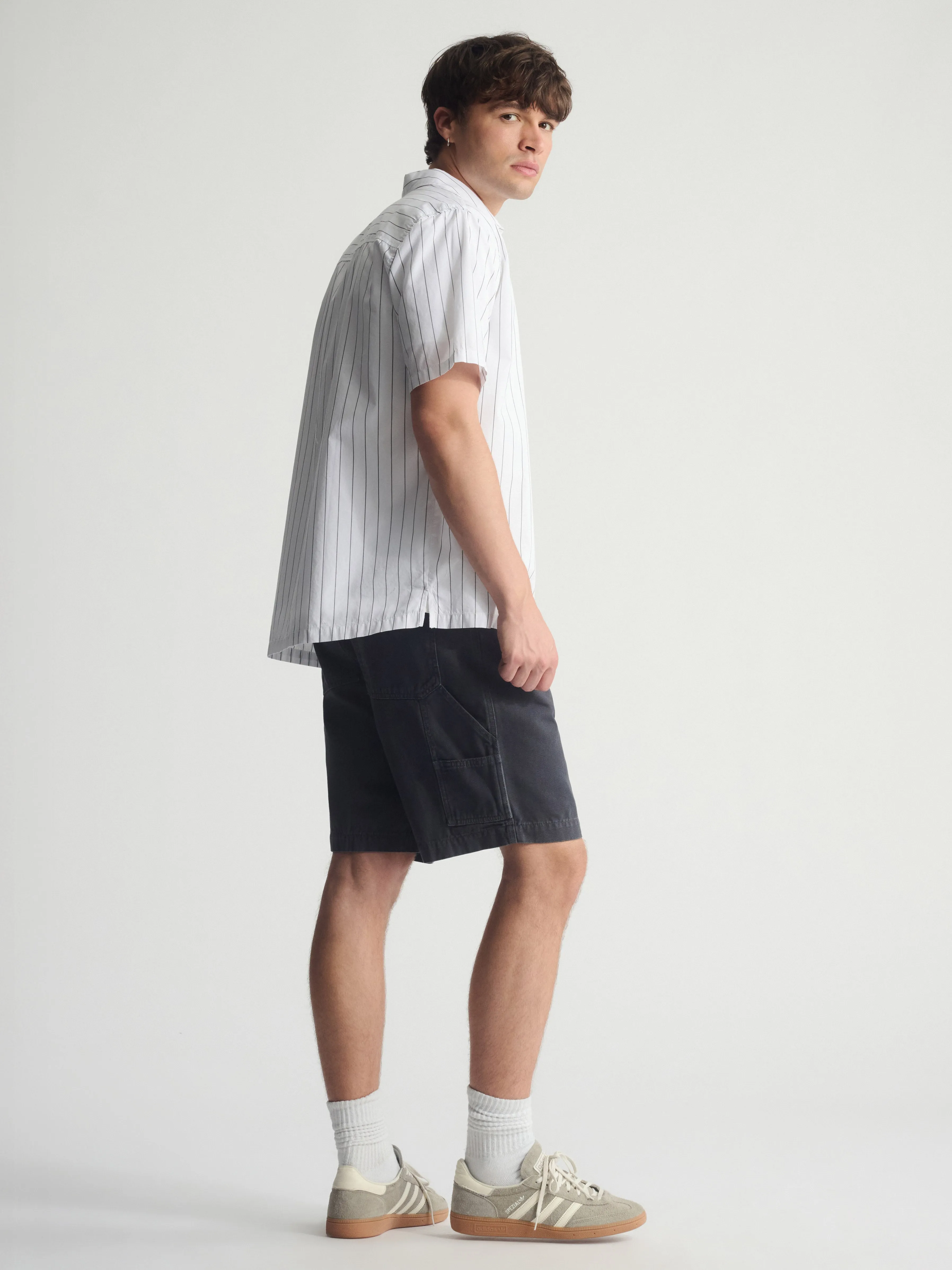 Men's Striped Short Sleeve Shirt In Castlerock sold by Brooklyn Industries product image thumbnail 3