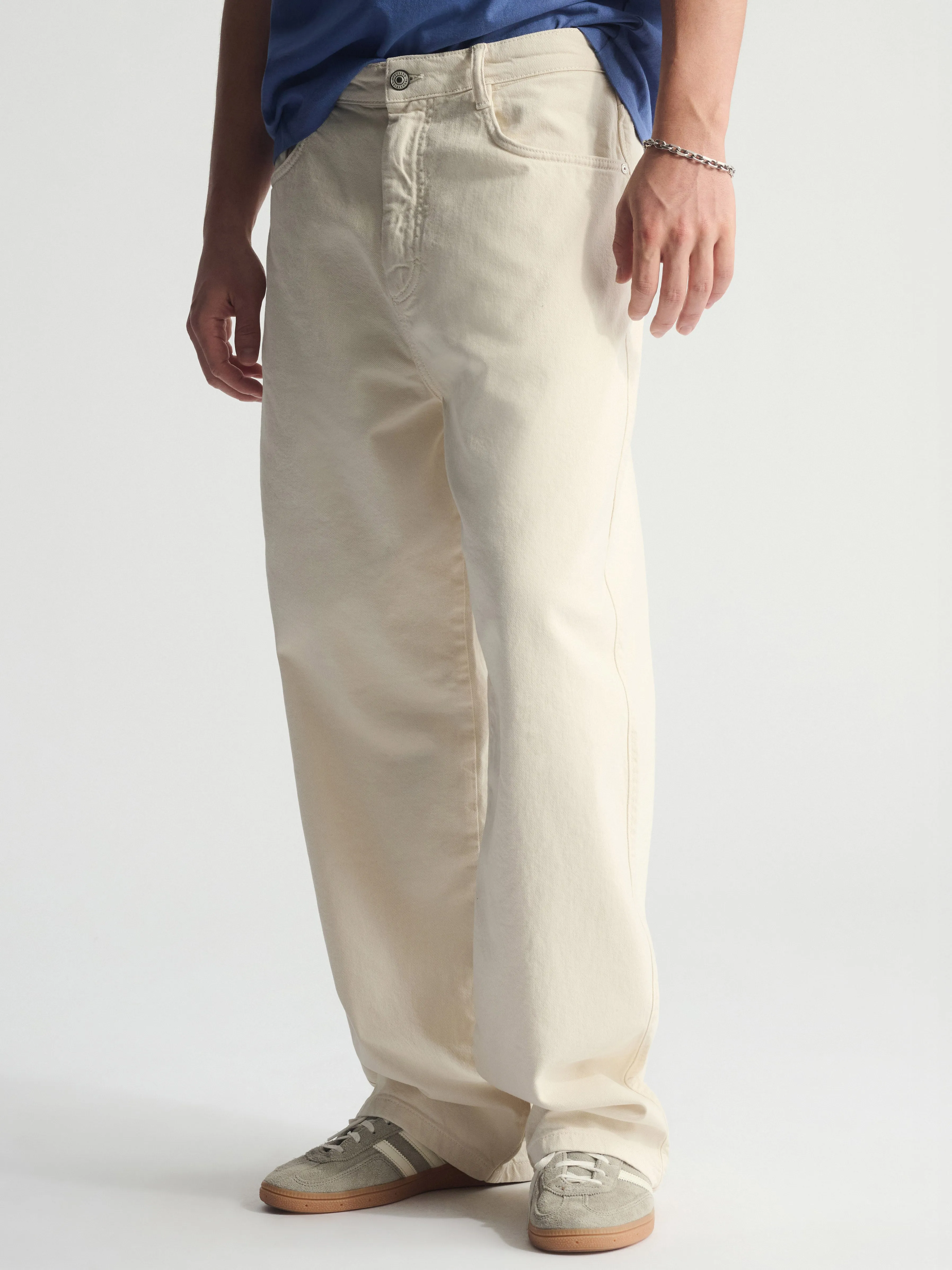 Men's Brooklyn Wide Leg Jeans In Turtledove sold by Brooklyn Industries product image thumbnail 3