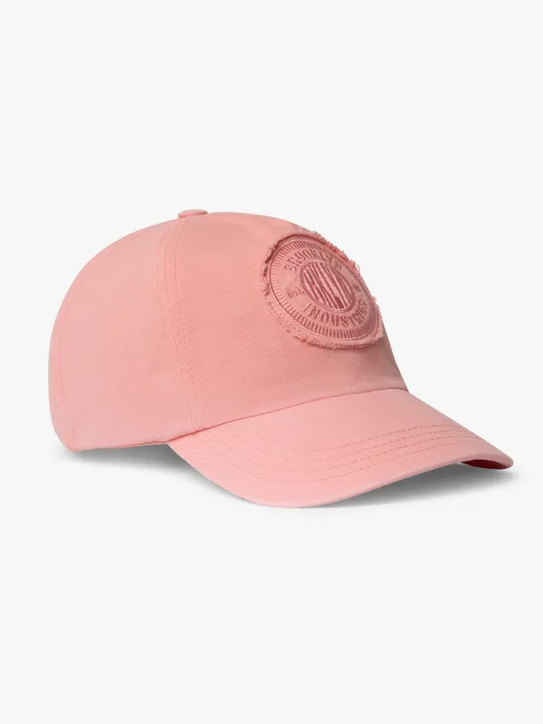 Brooklyn Logo Cap in Flamingo Plume sold by Brooklyn Industries