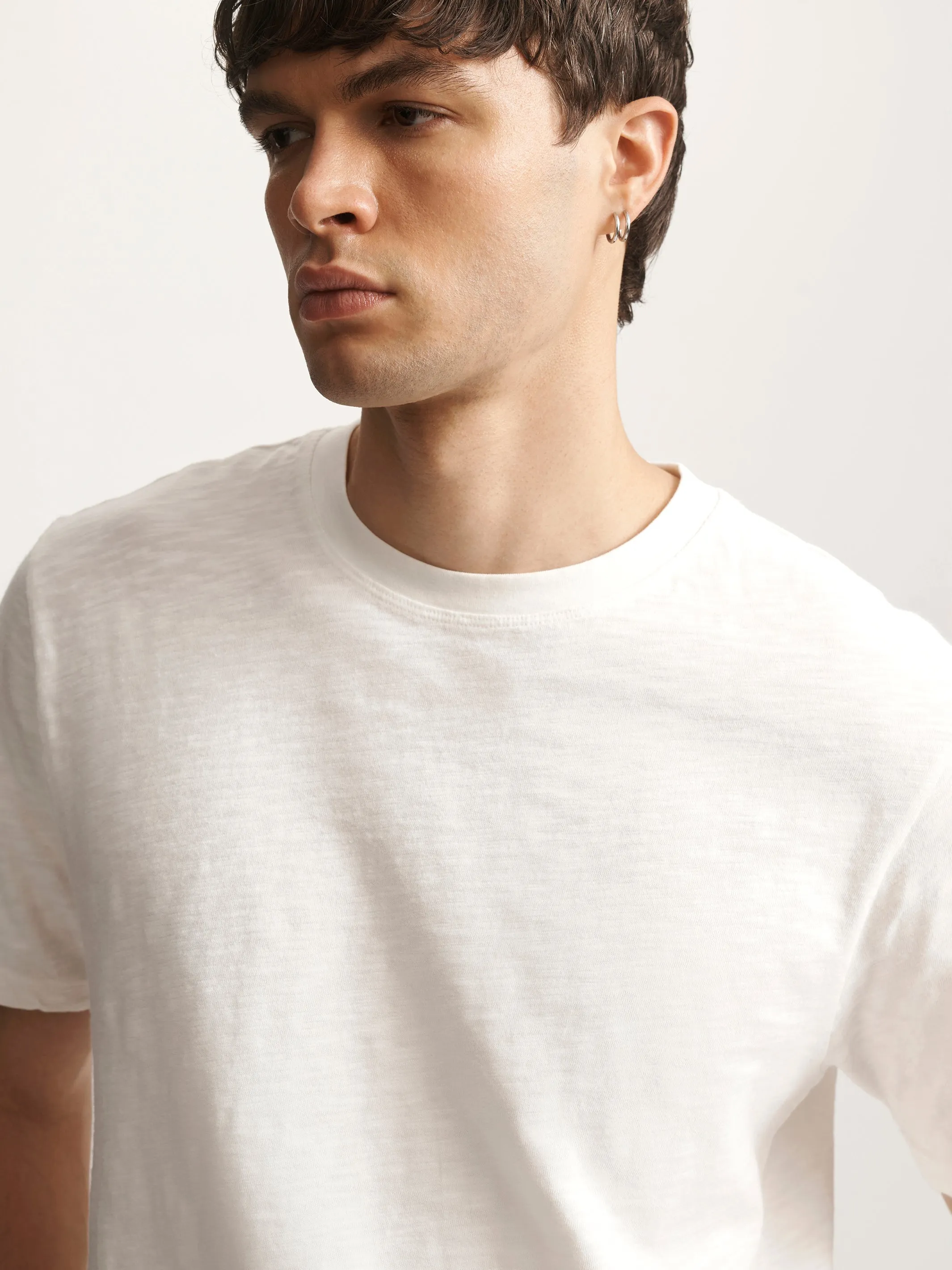 Men's Brooklyn Slub T-Shirt In Antique White sold by Brooklyn Industries