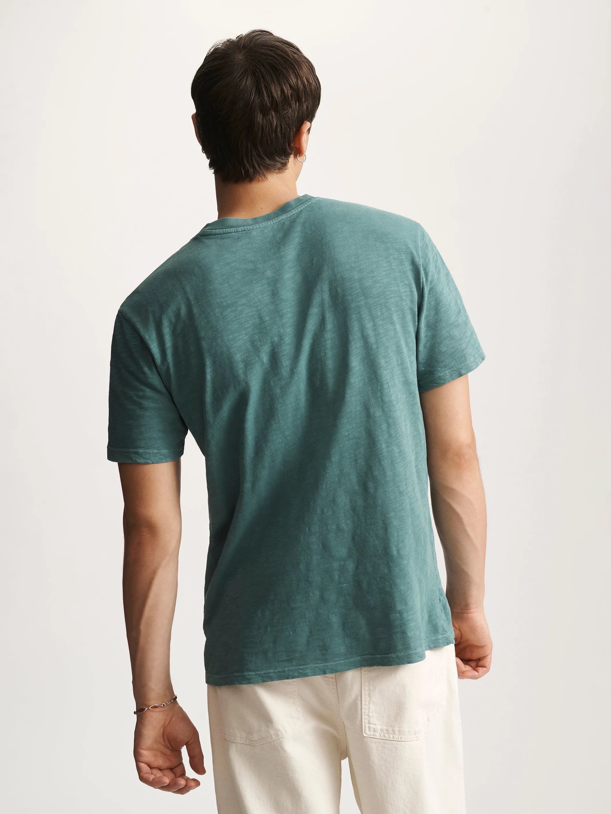 Men's Brooklyn Slub T-Shirt In Silver Pine sold by Brooklyn Industries product image thumbnail 4