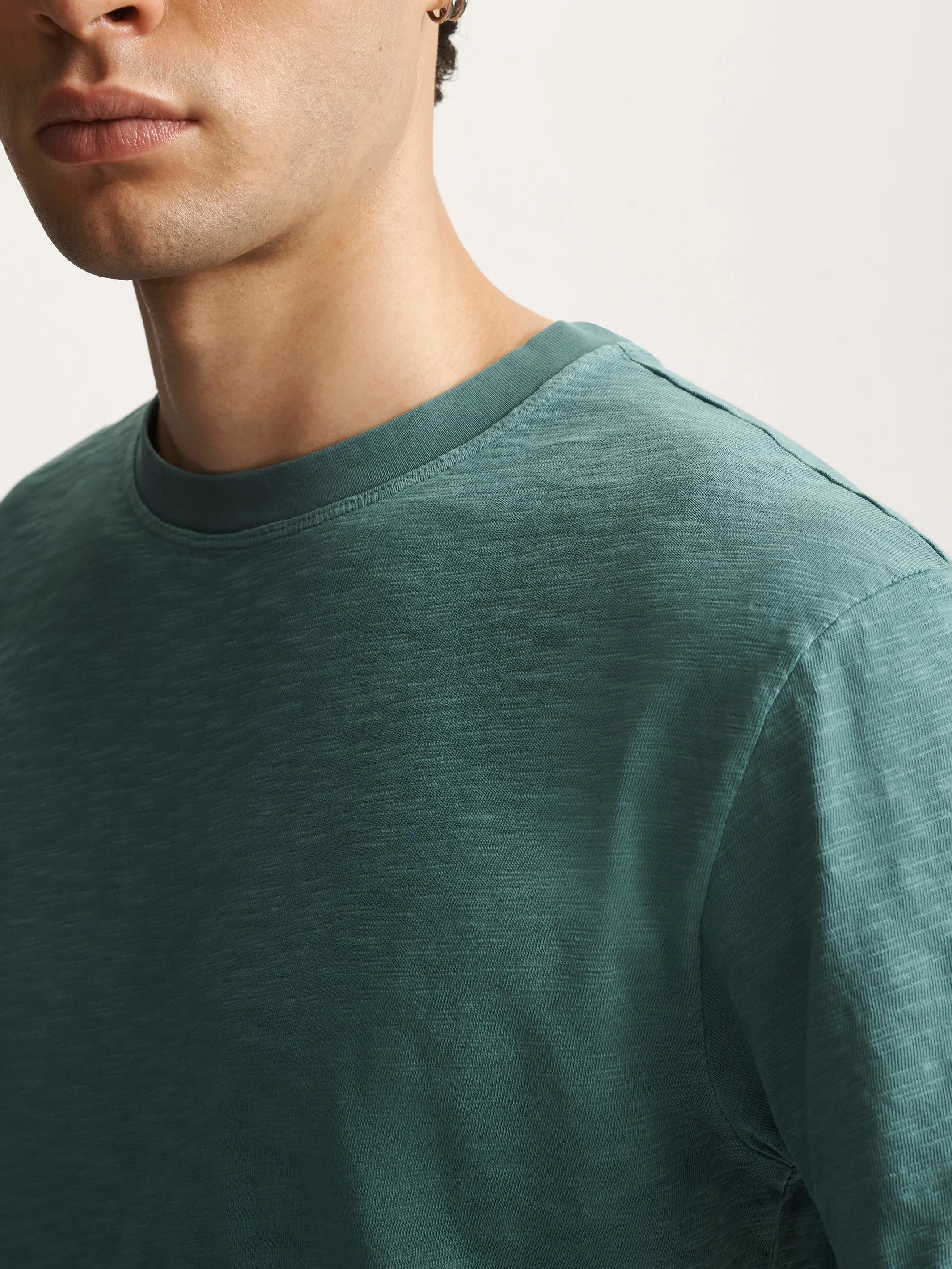 Men's Brooklyn Slub T-Shirt In Silver Pine sold by Brooklyn Industries product image thumbnail 3