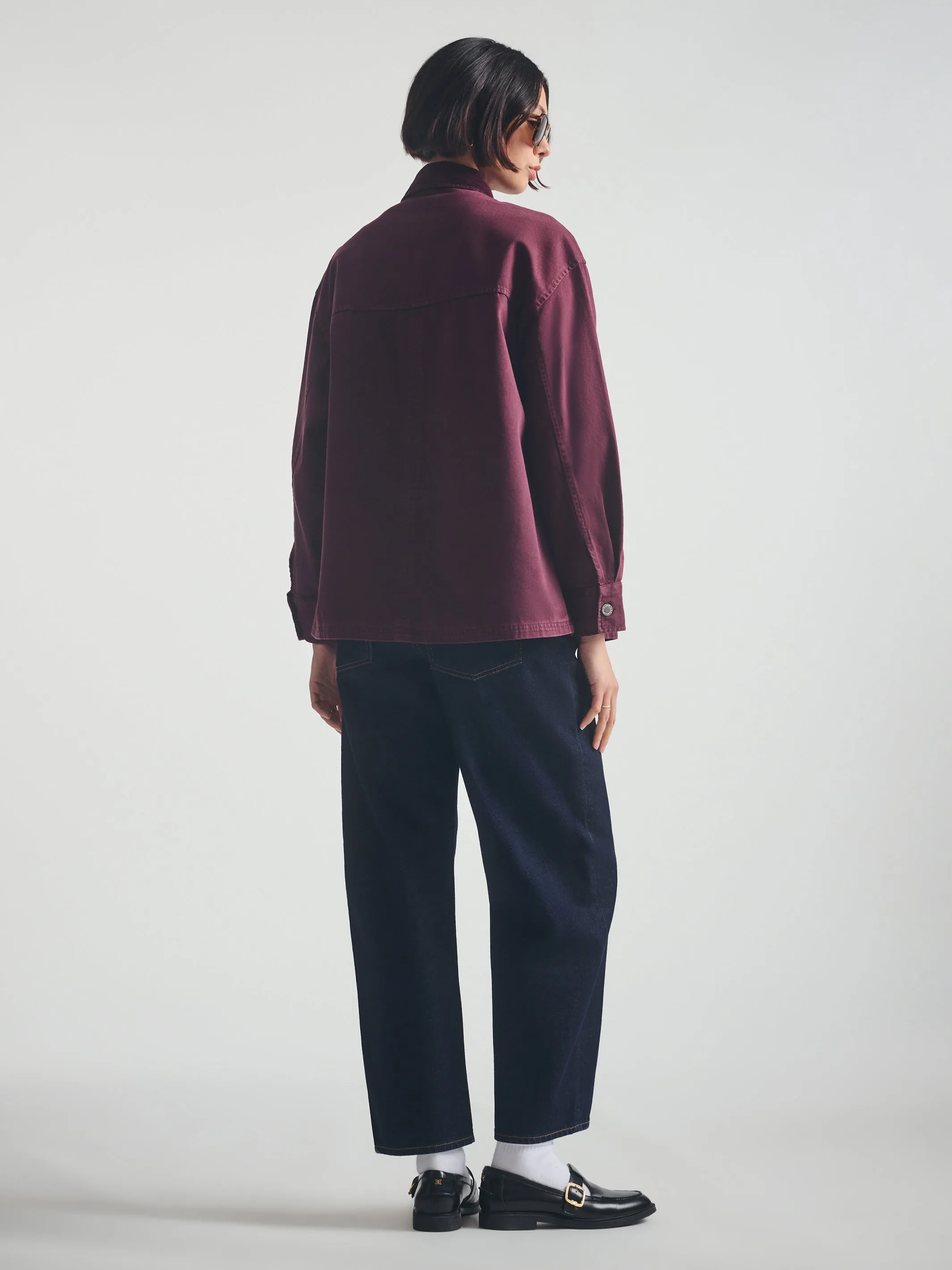 Women's Overshirt in Windsor Wine sold by Brooklyn Industries product image thumbnail 4