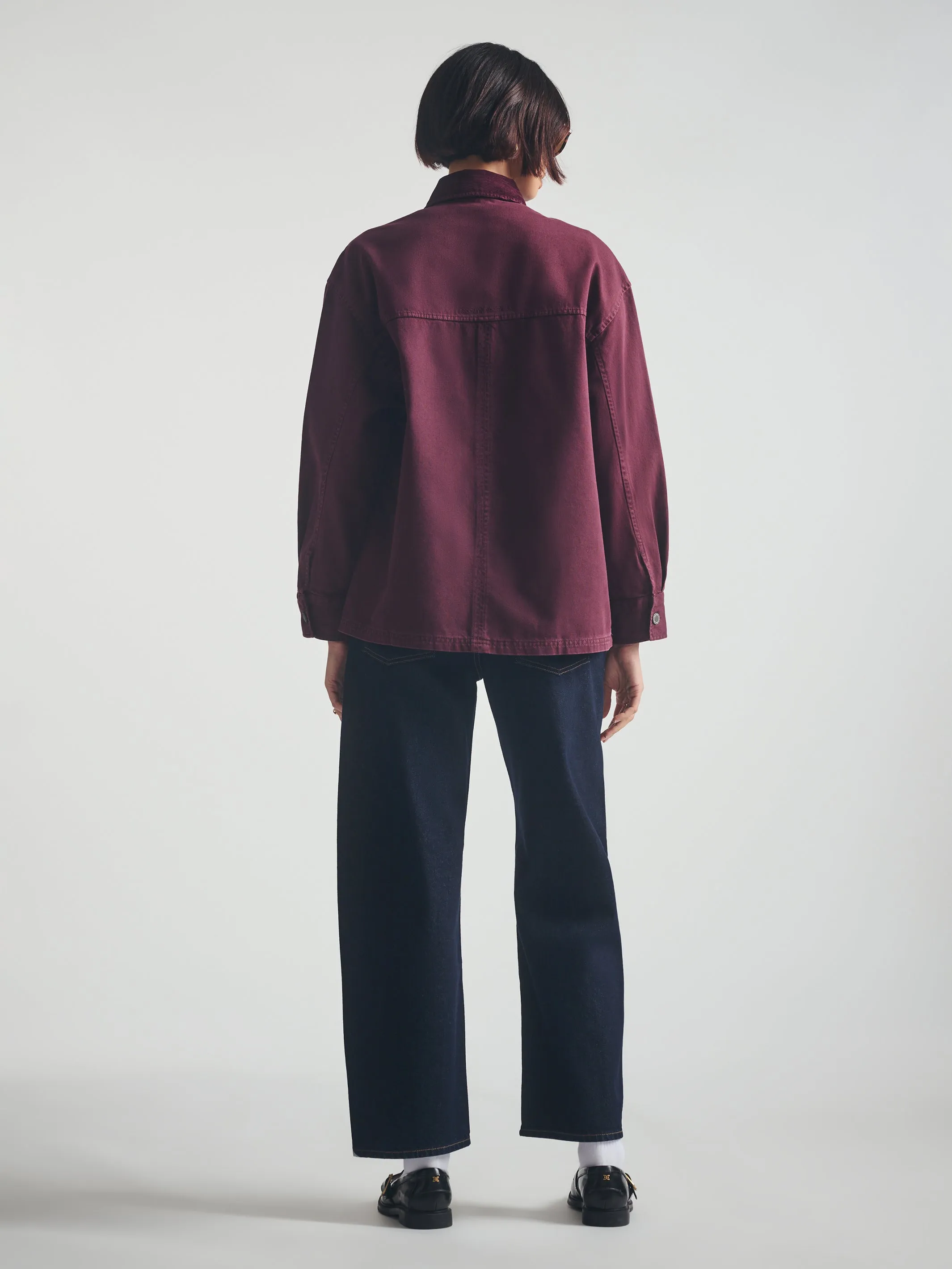 Women's Overshirt in Windsor Wine sold by Brooklyn Industries product image thumbnail 3