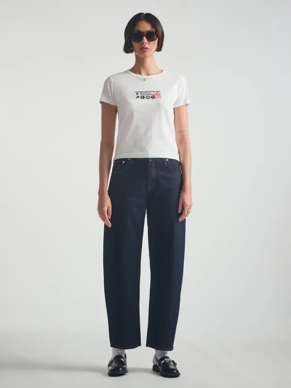 Women's Barrel Jeans in Rinse Denim sold by Brooklyn Industries