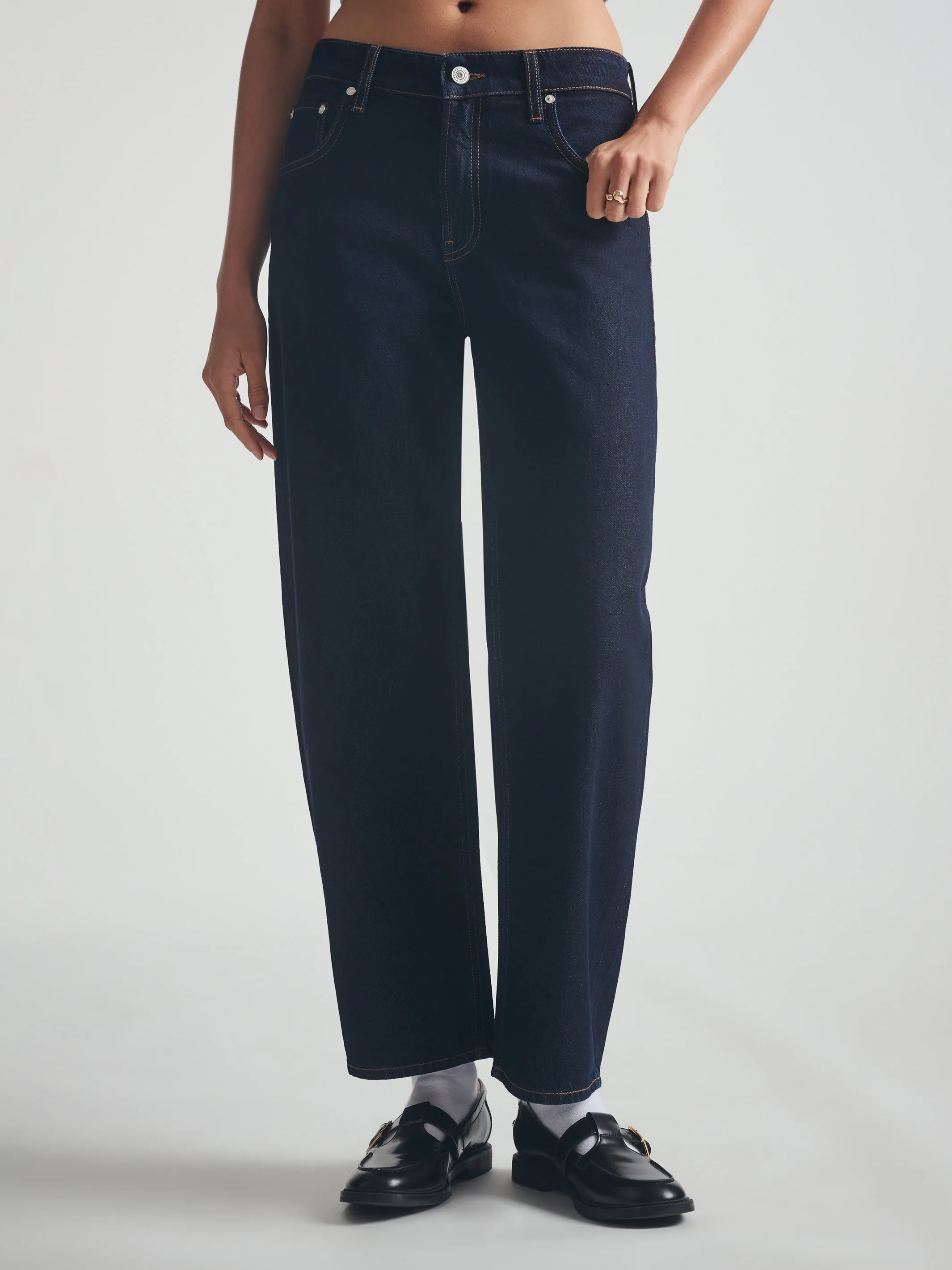Women's Barrel Jeans in Rinse Denim sold by Brooklyn Industries product image thumbnail 3