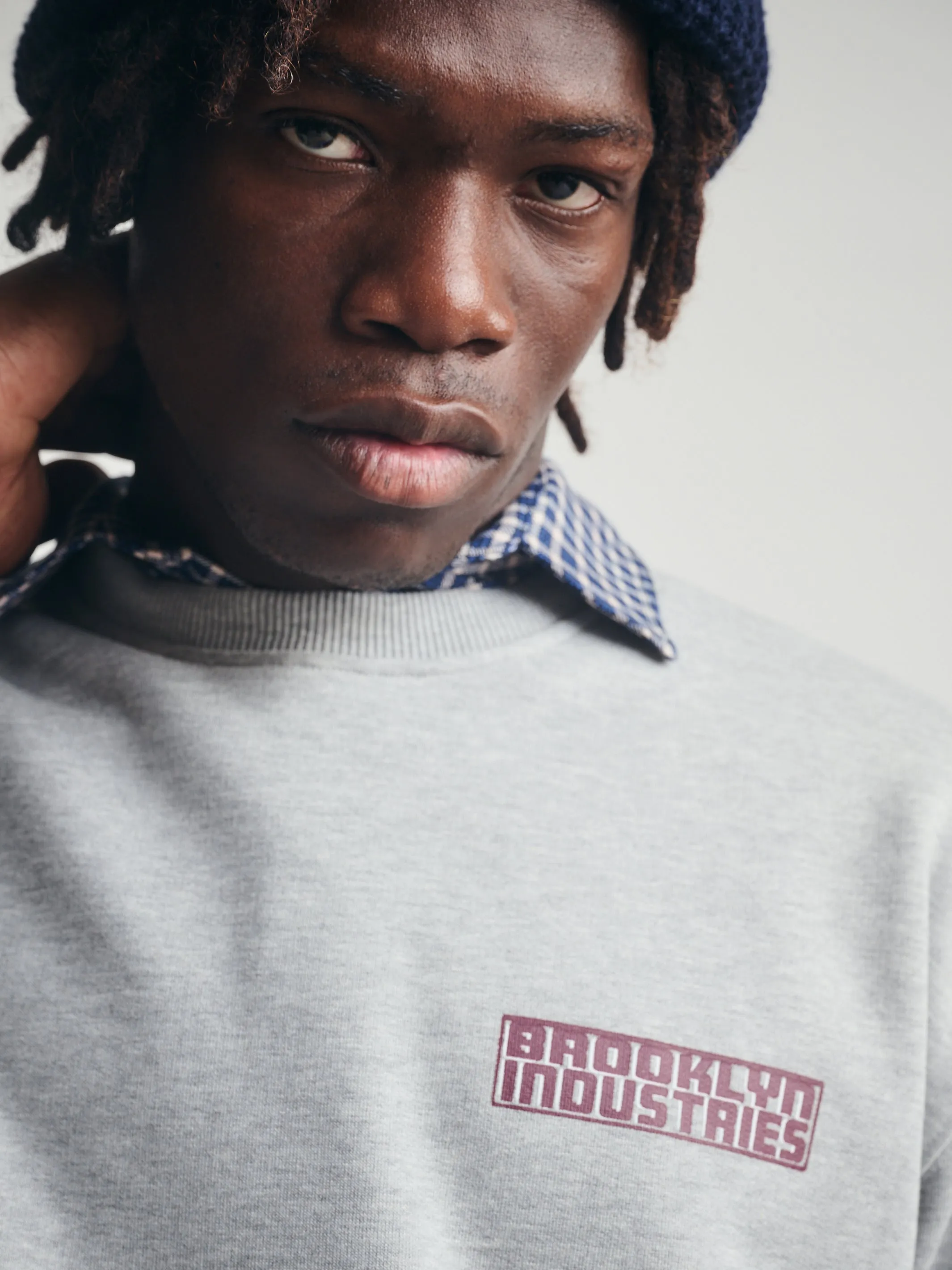 Men's 1998 Sweatshirt in Mid Grey Melange sold by Brooklyn Industries product image thumbnail 5