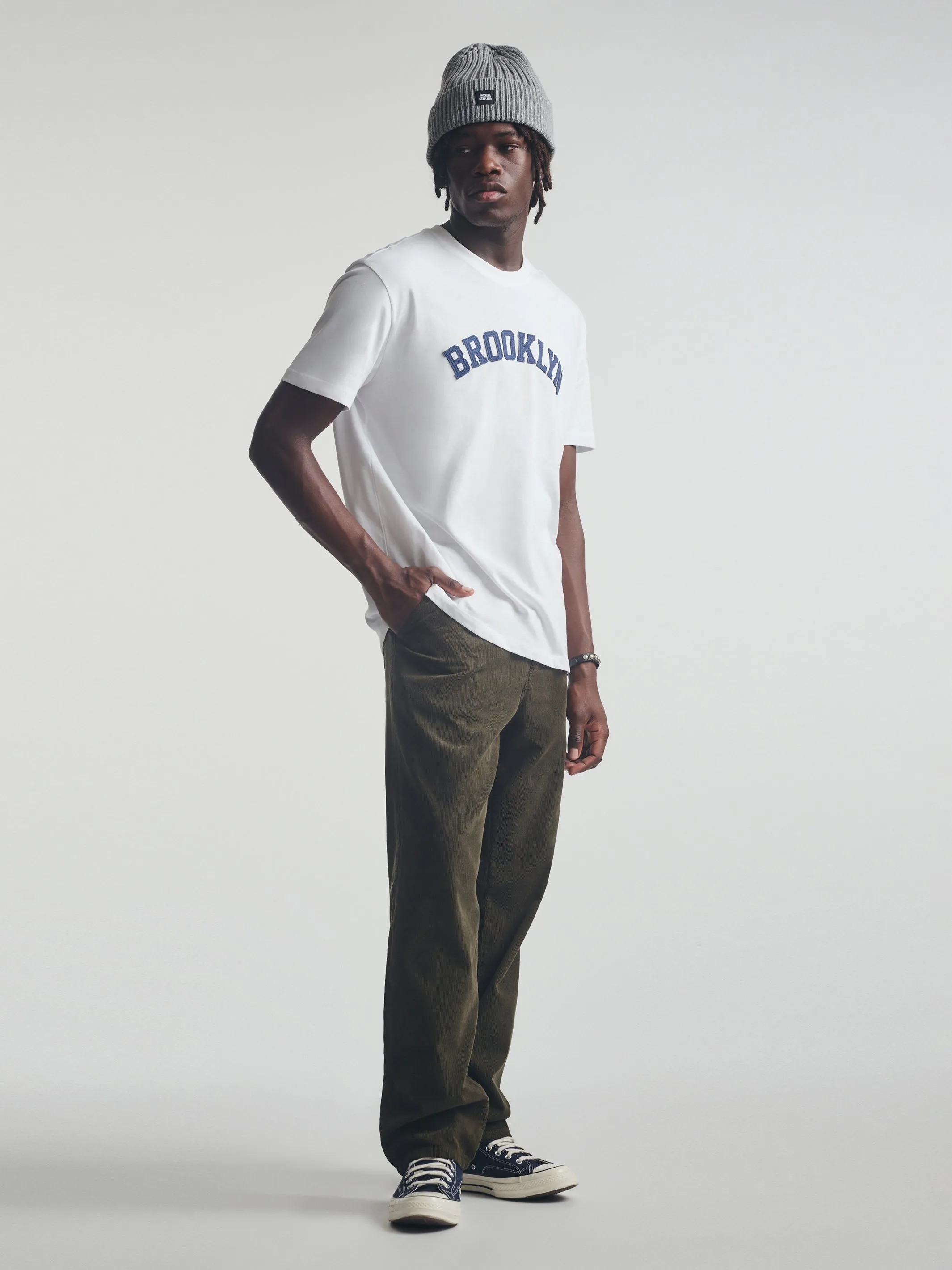 Men's Brooklyn T-Shirt In White sold by Brooklyn Industries product image thumbnail 2