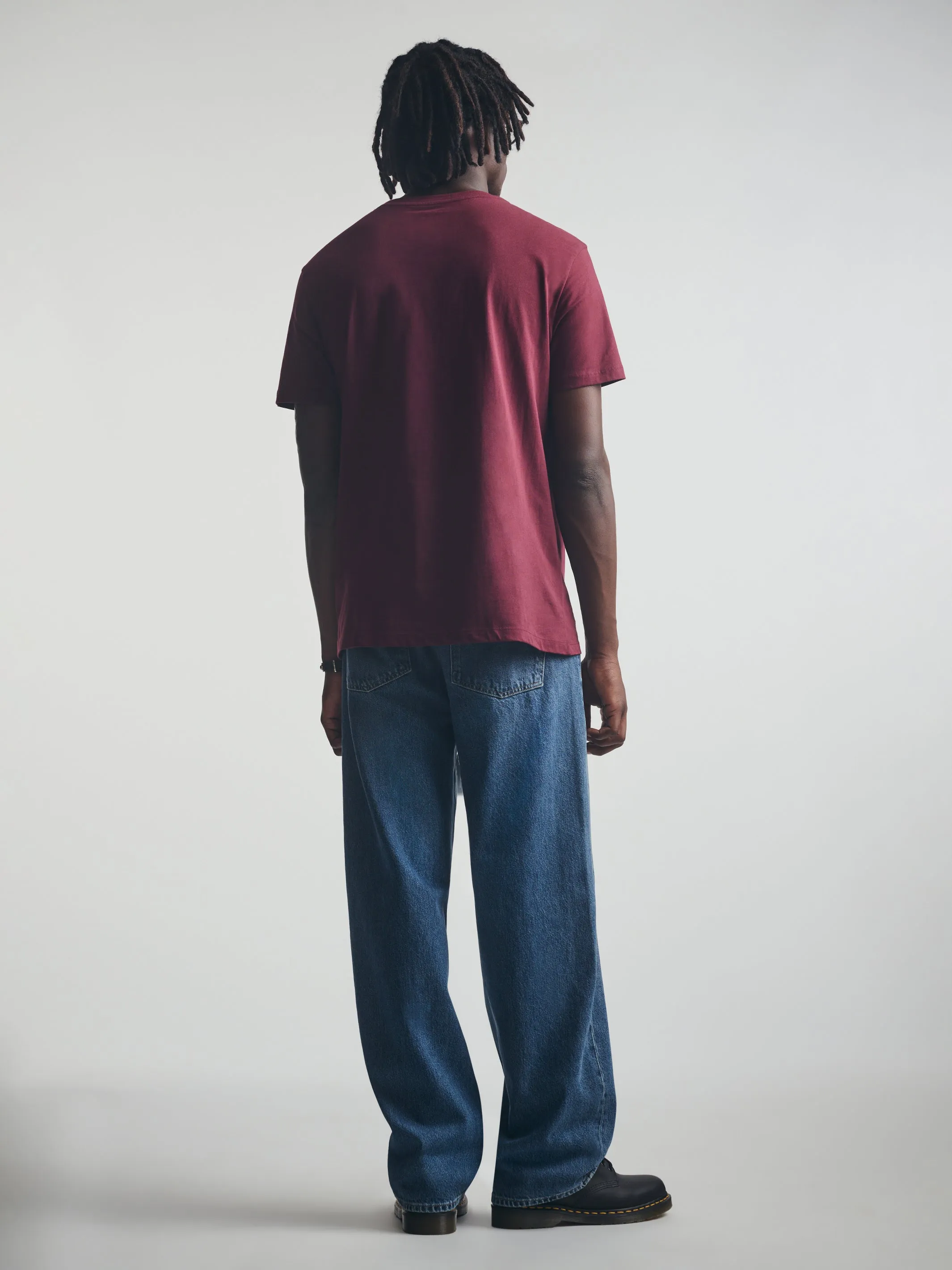 Men's Brooklyn T-Shirt In Windsor Wine sold by Brooklyn Industries product image thumbnail 3