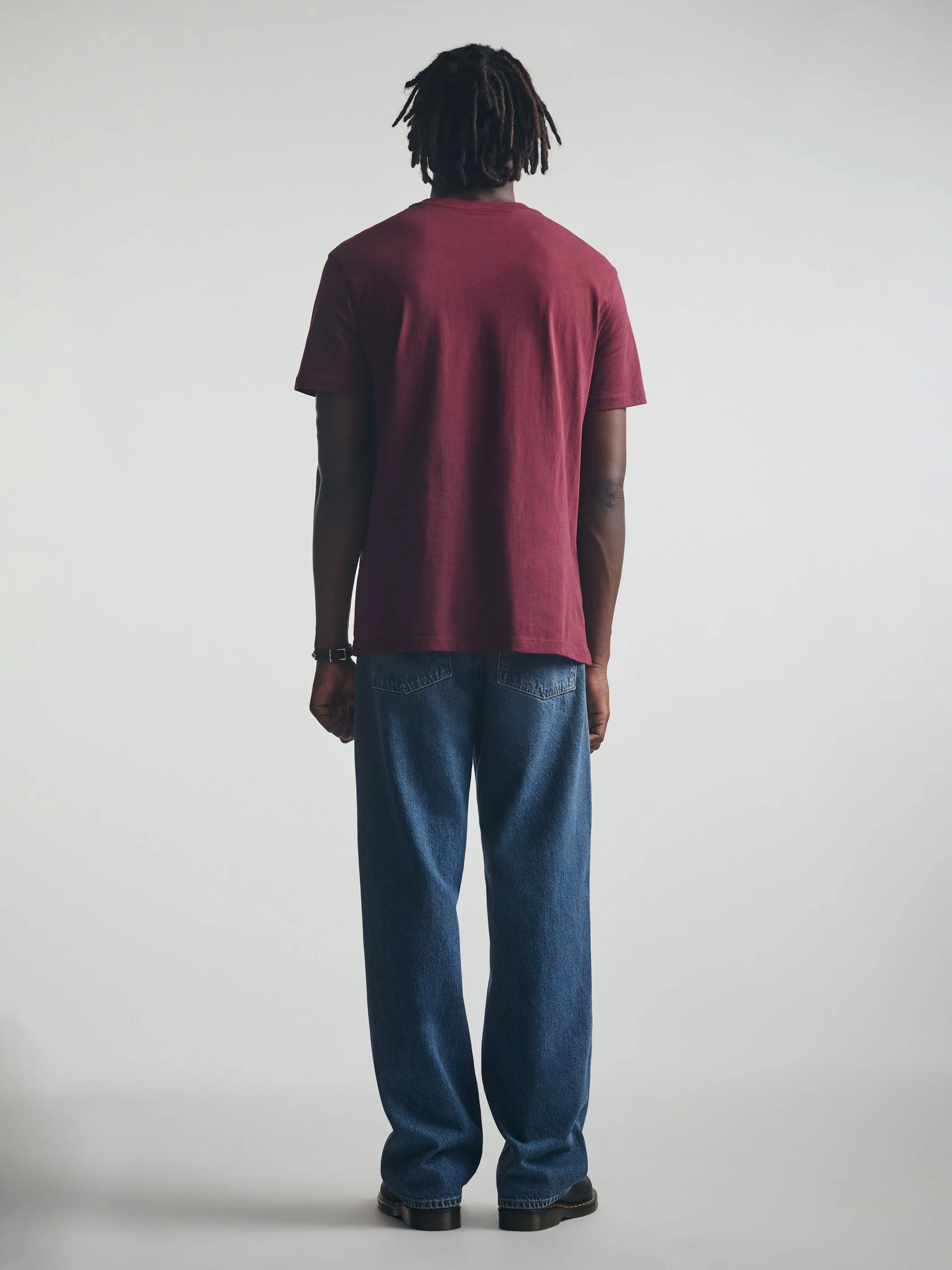 Men's Brooklyn T-Shirt In Windsor Wine sold by Brooklyn Industries product image thumbnail 5